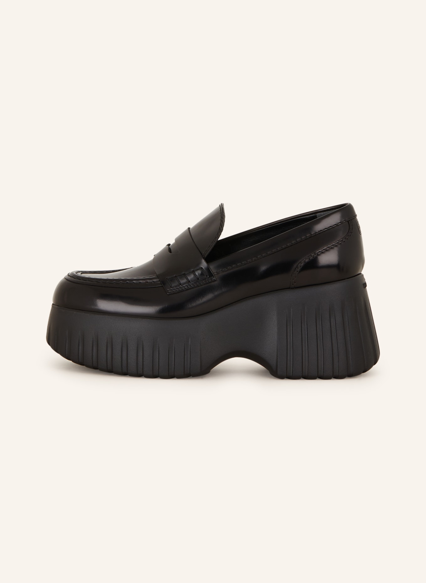 HOGAN Platform loafers H651, Color: BLACK (Image 4)
