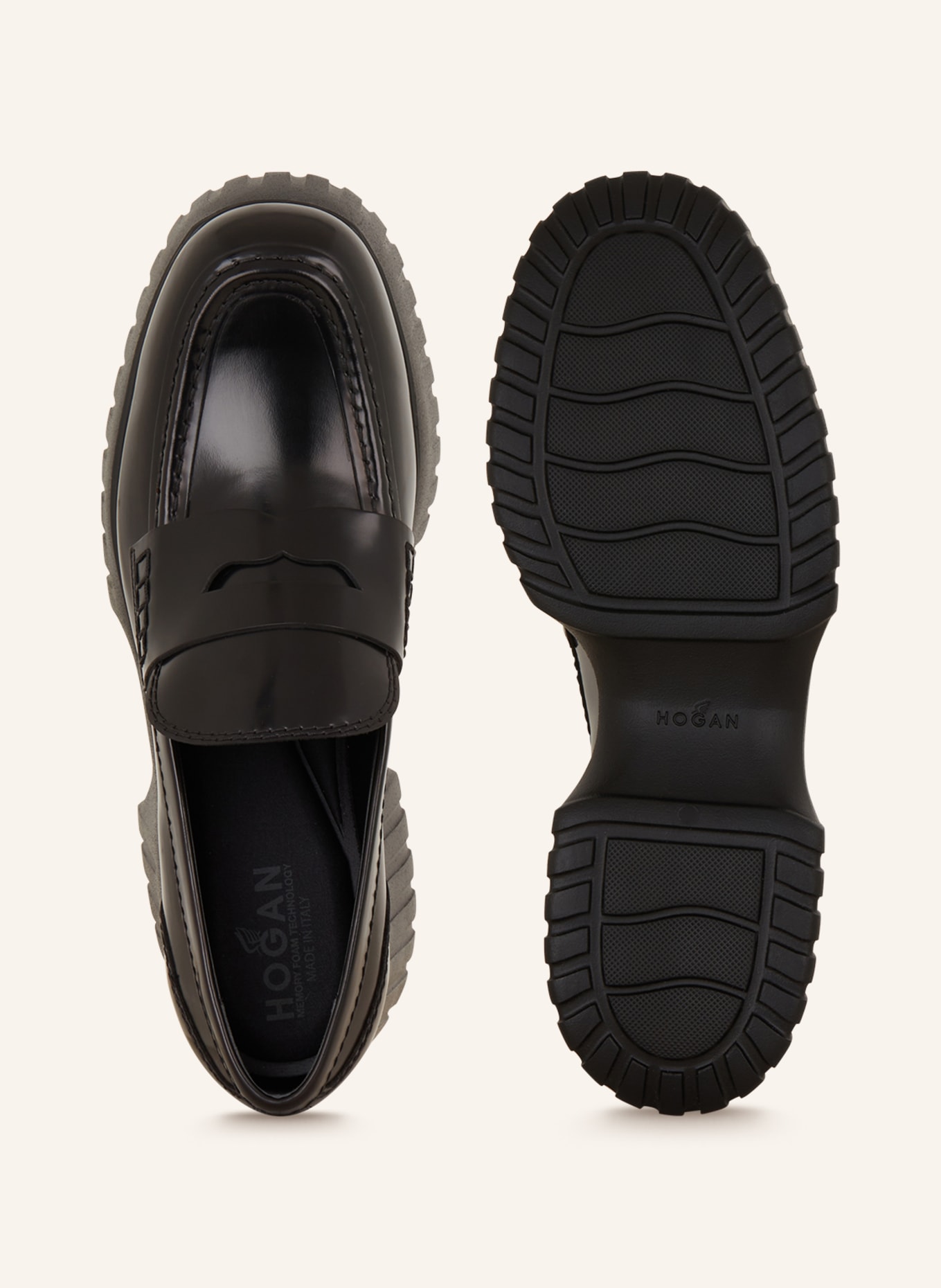 HOGAN Platform loafers H651, Color: BLACK (Image 5)