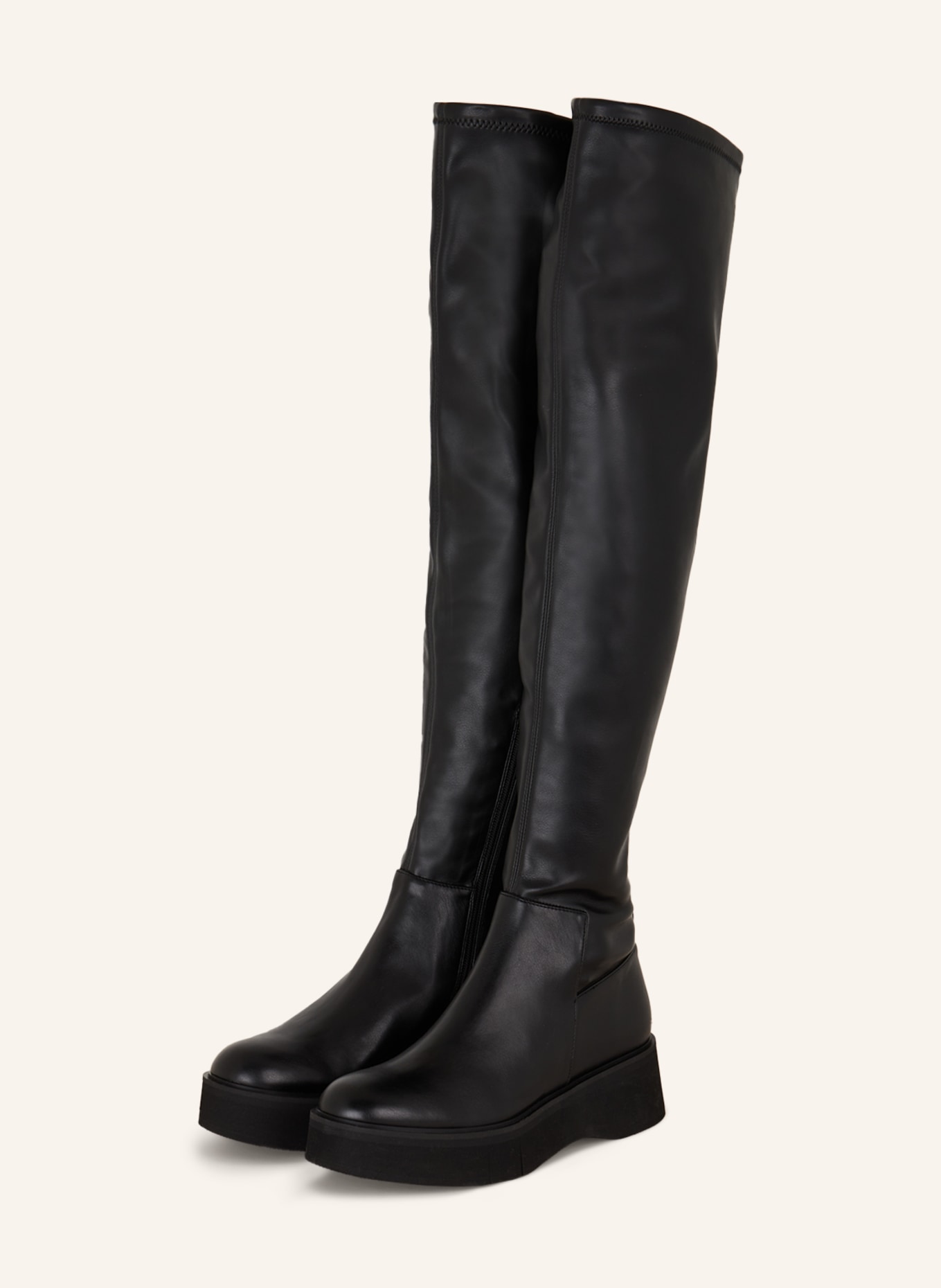 PALOMA BARCELÓ Over the knee boots, Color: BLACK (Image 1)