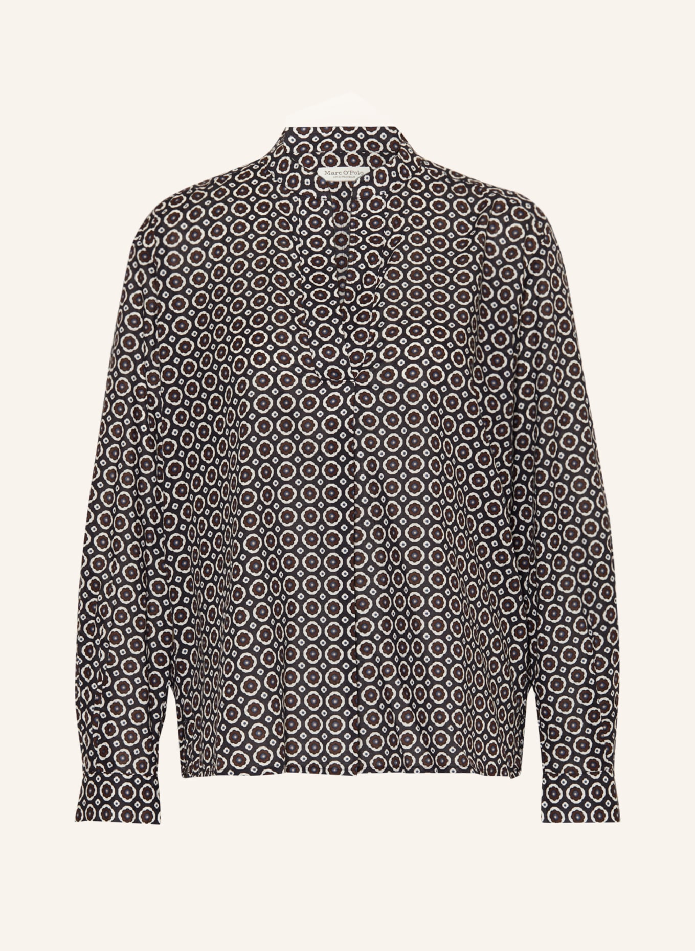 Marc O'Polo Blouse, Color: BLACK/ WHITE/ DARK RED (Image 1)