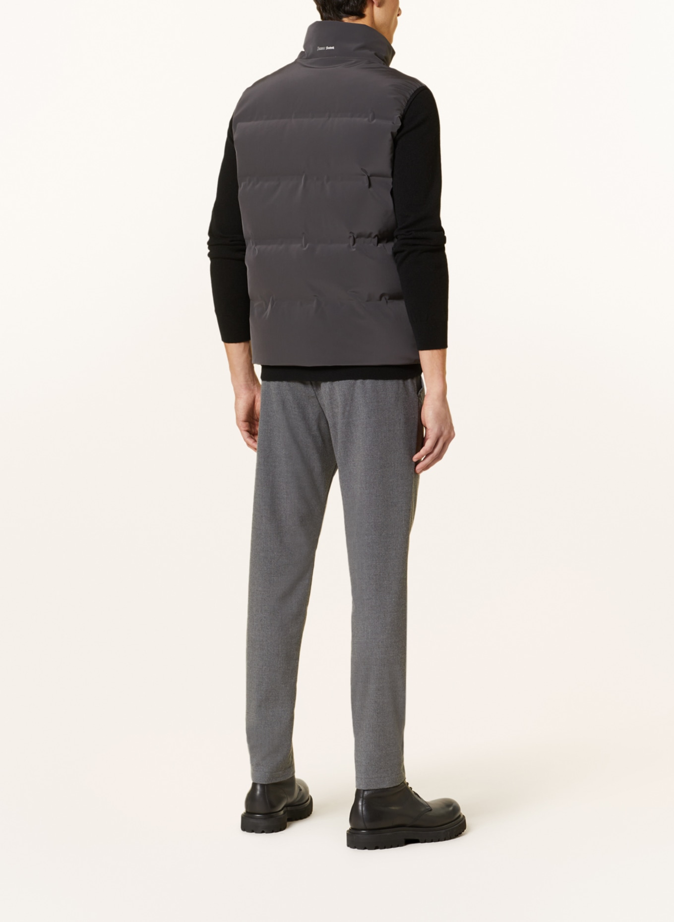 HERNO LAMINAR Down vest, Color: TAUPE (Image 3)