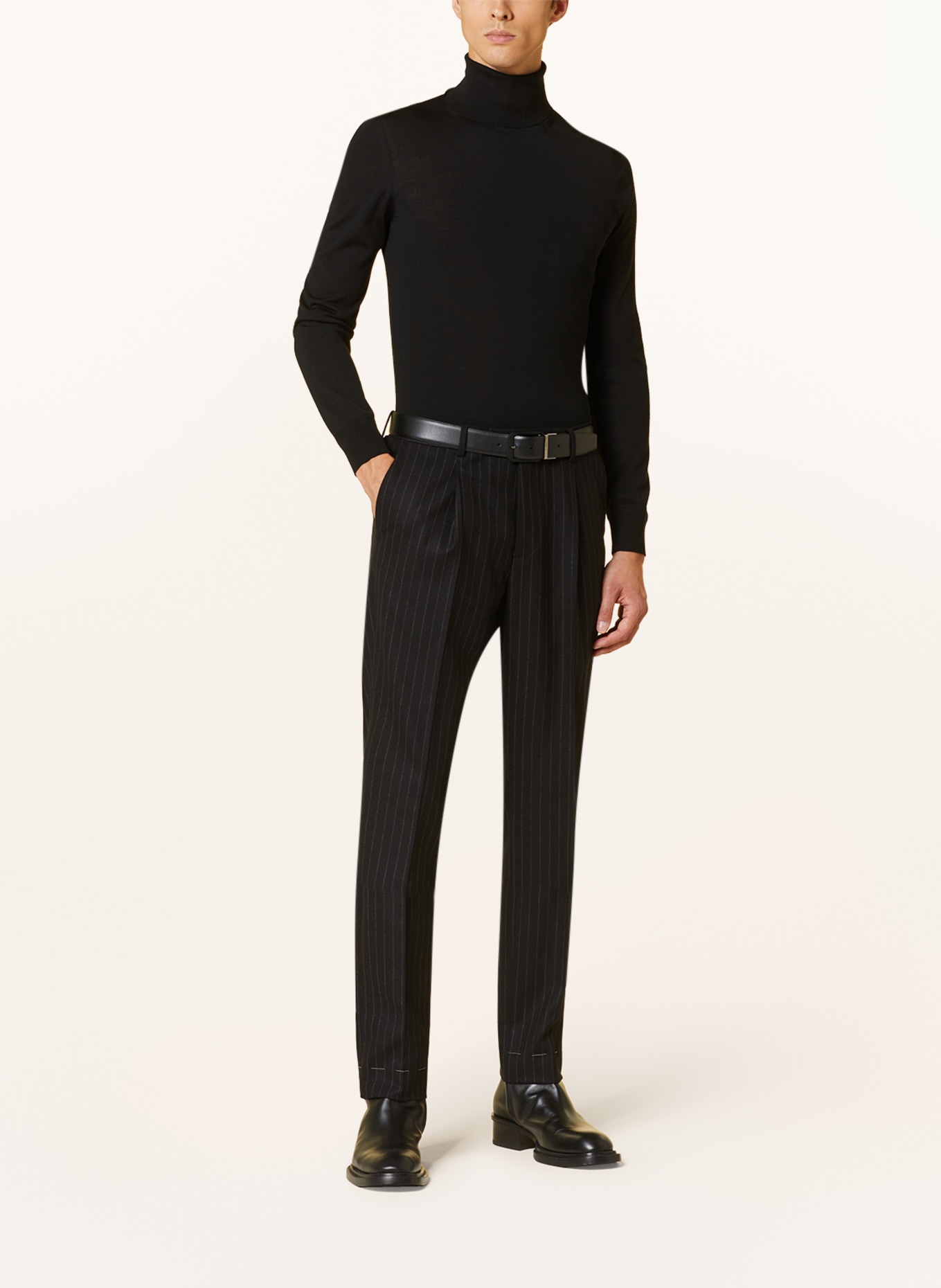 BRUNELLO CUCINELLI Suit Extra slim fit, Color: C003 Black (Image 4)