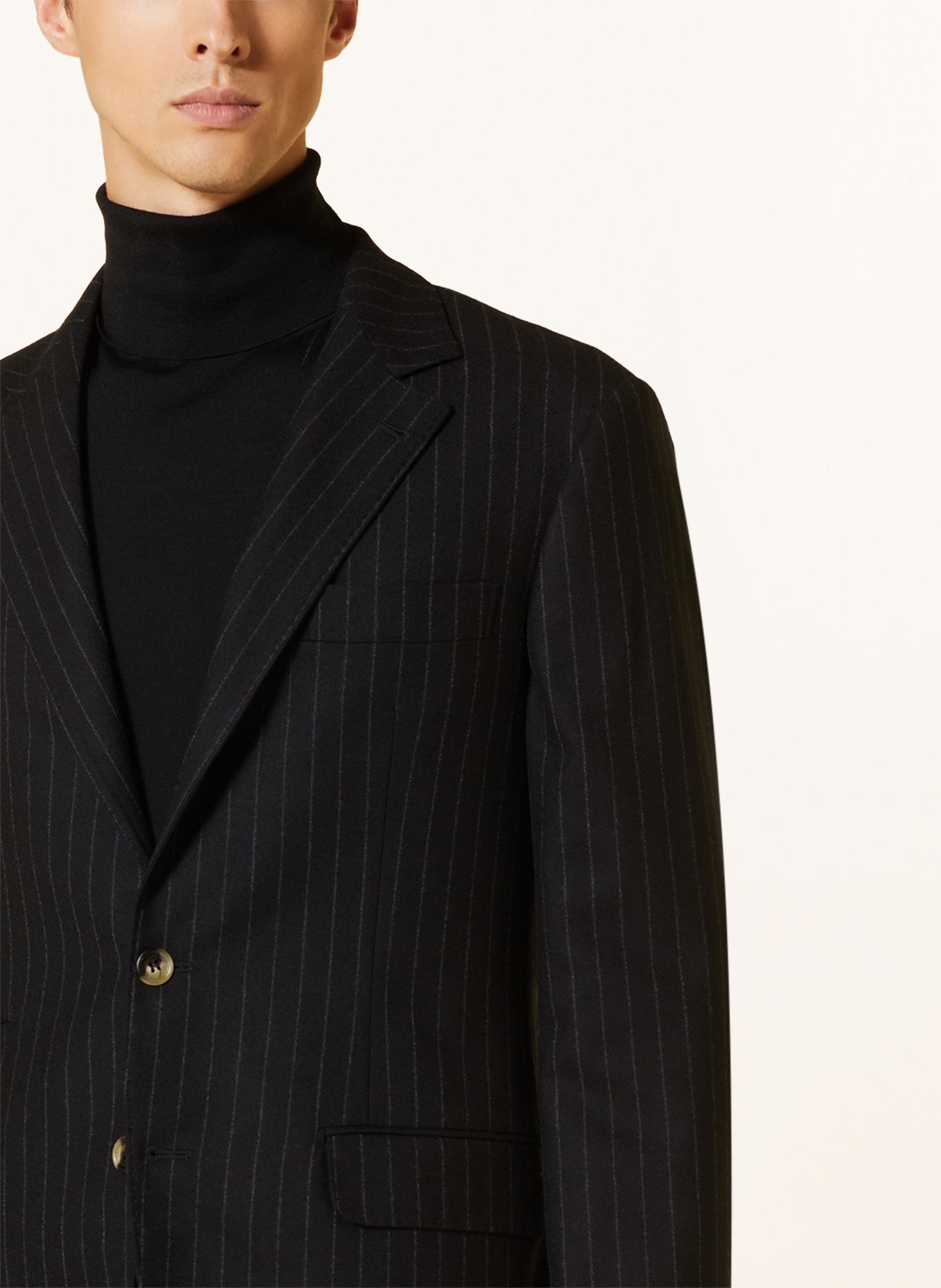 BRUNELLO CUCINELLI Suit Extra slim fit, Color: C003 Black (Image 5)