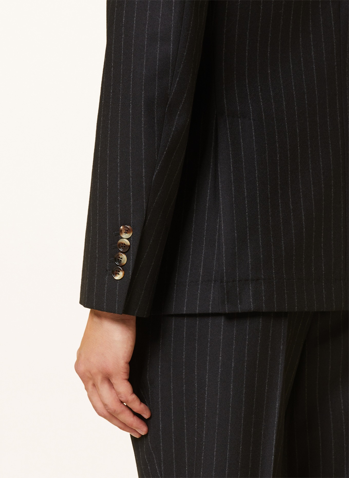 BRUNELLO CUCINELLI Anzug Extra Slim Fit, Farbe: C003 Black (Bild 6)