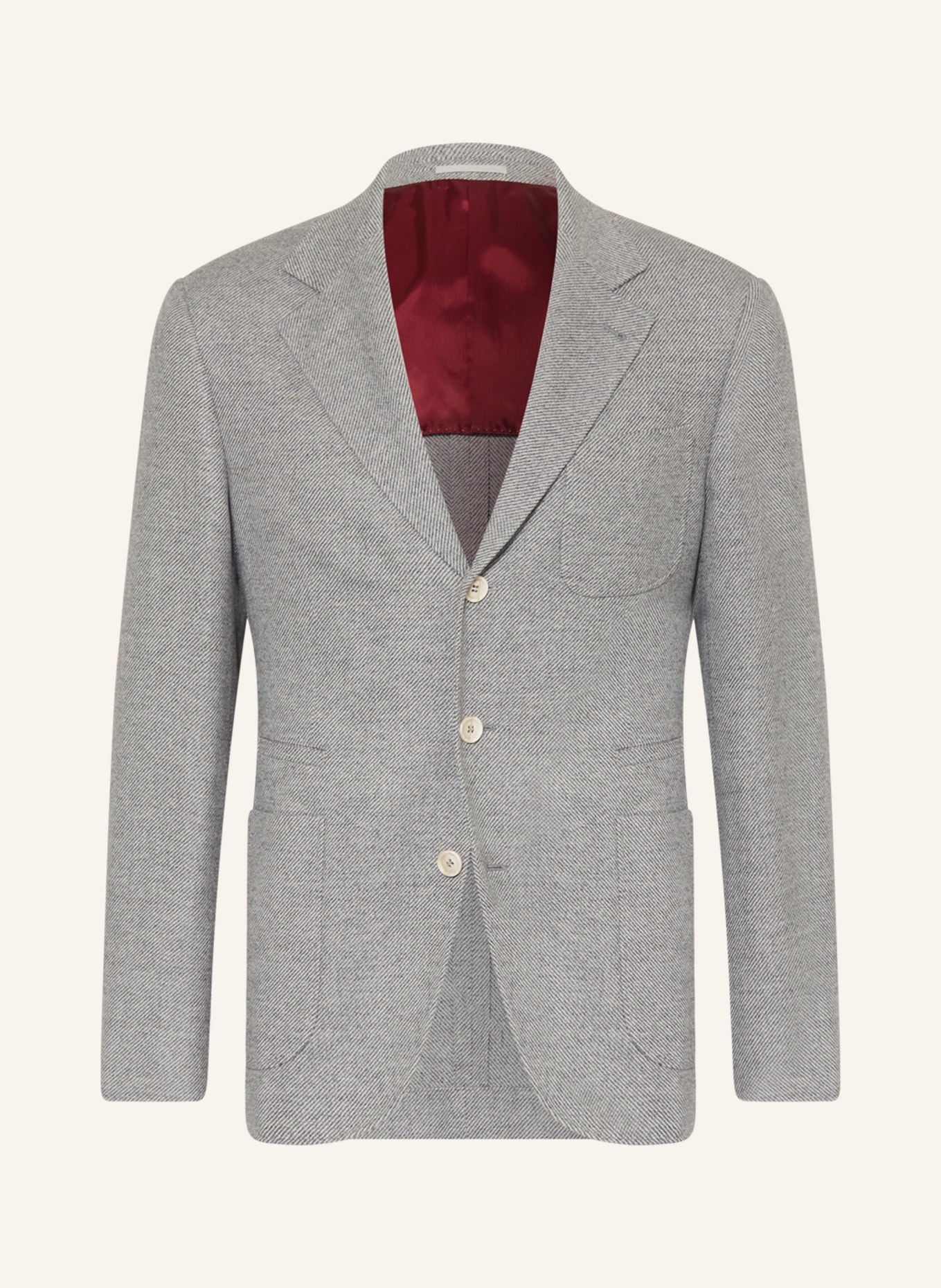 BRUNELLO CUCINELLI Tailored jacket extra slim fit, Color: LIGHT GRAY (Image 1)