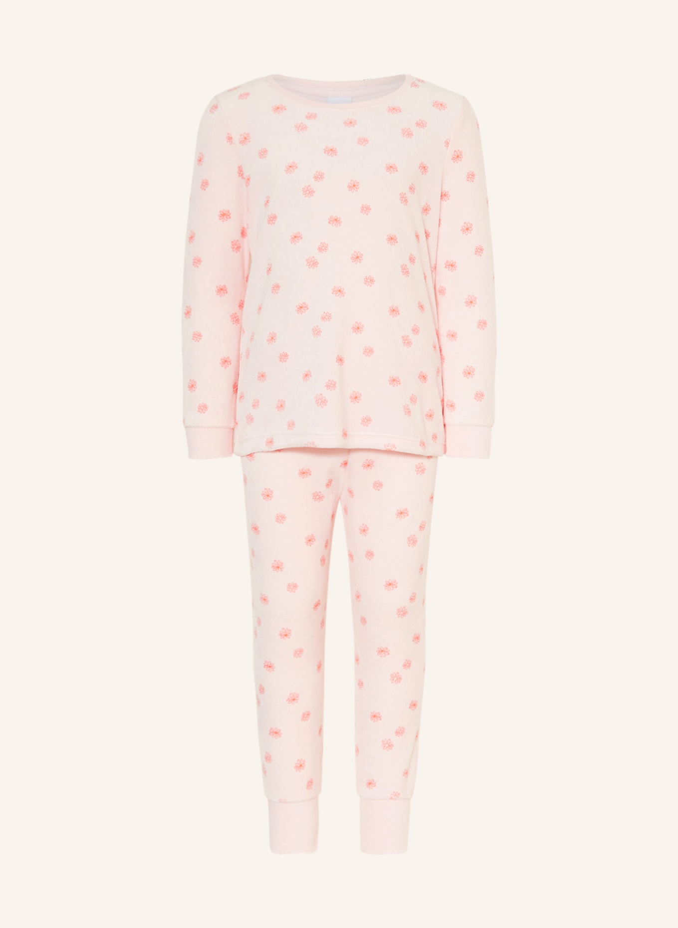 Sanetta Schlafanzug aus Nicki, Farbe: 38134 rosa (Bild 1)