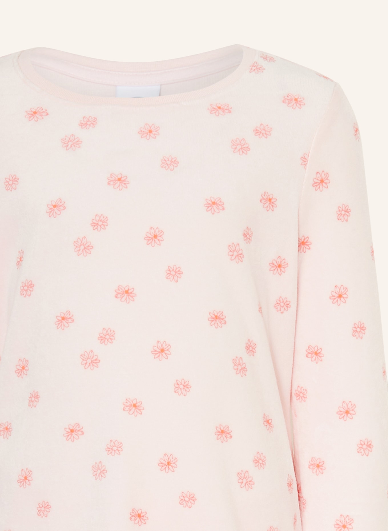 Sanetta Schlafanzug aus Nicki, Farbe: 38134 rosa (Bild 3)