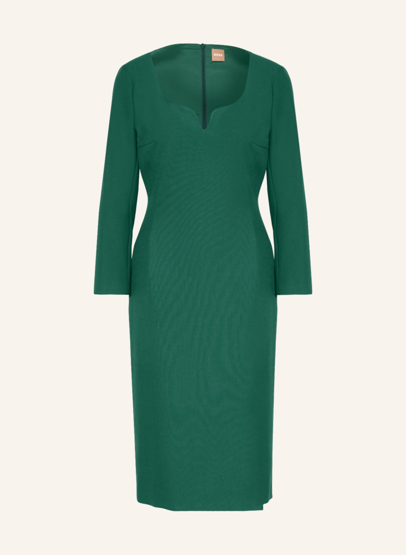 BOSS Sheath dress DIHERA, Color: GREEN (Image 1)