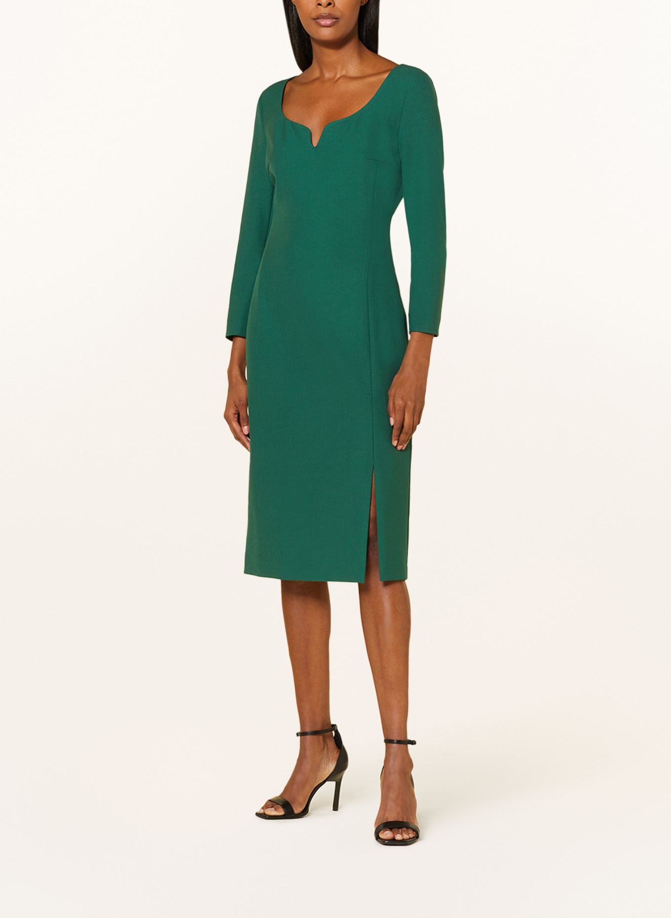 BOSS Sheath dress DIHERA, Color: GREEN (Image 2)