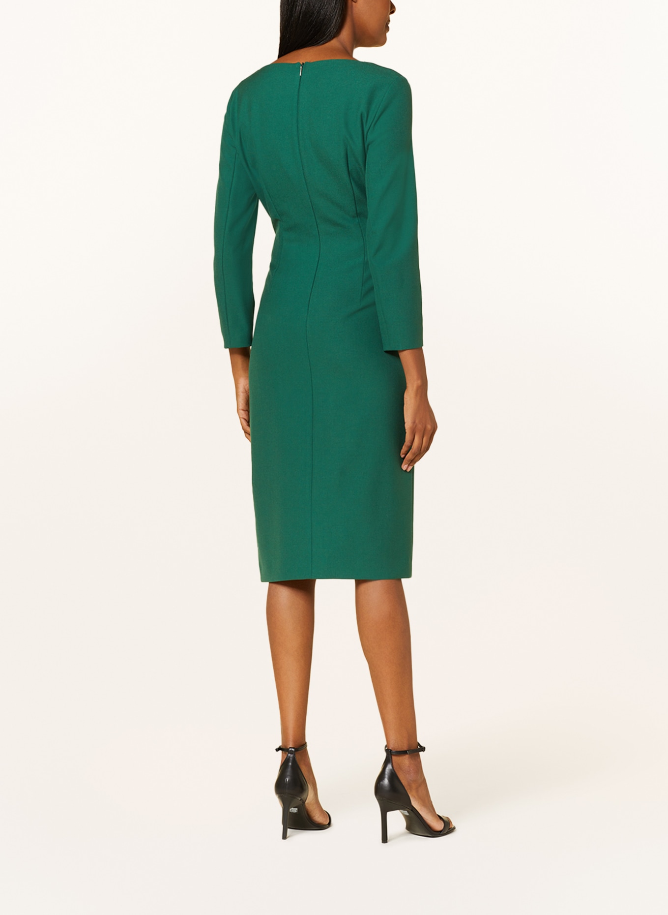 BOSS Sheath dress DIHERA, Color: GREEN (Image 3)