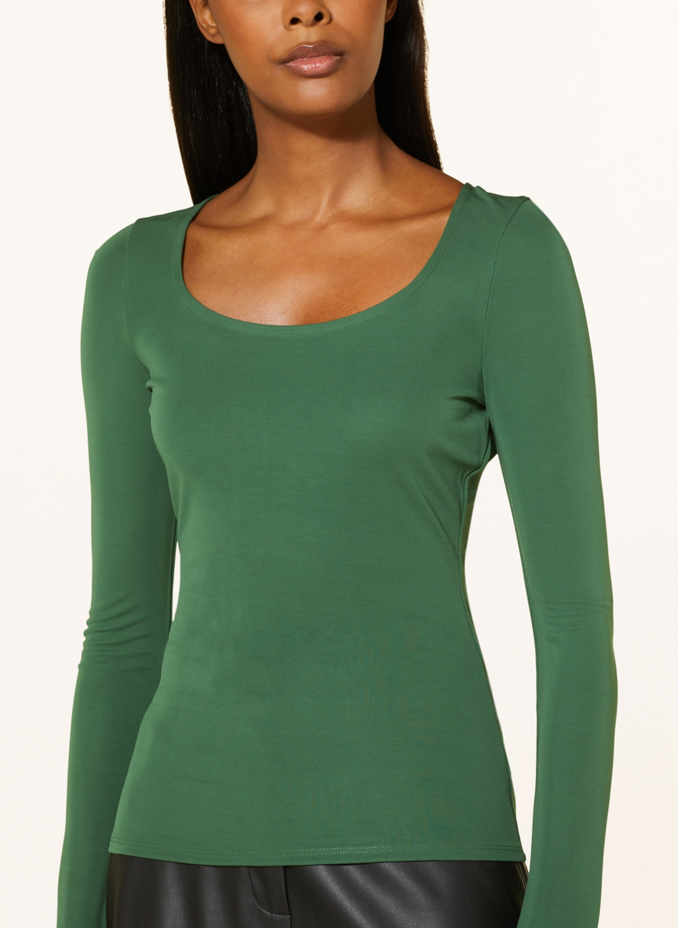 BOSS Long sleeve shirt ETACHA, Color: GREEN (Image 4)