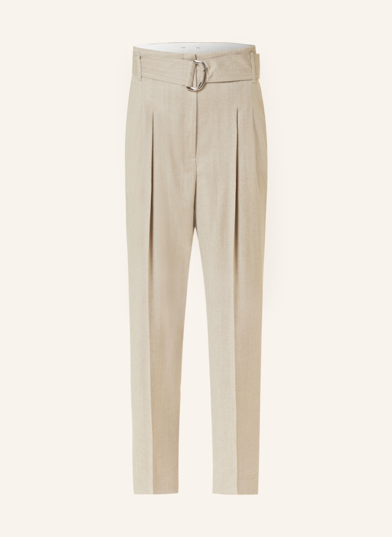 BOSS 7/8 pants TAPIAH, Color: BEIGE (Image 1)