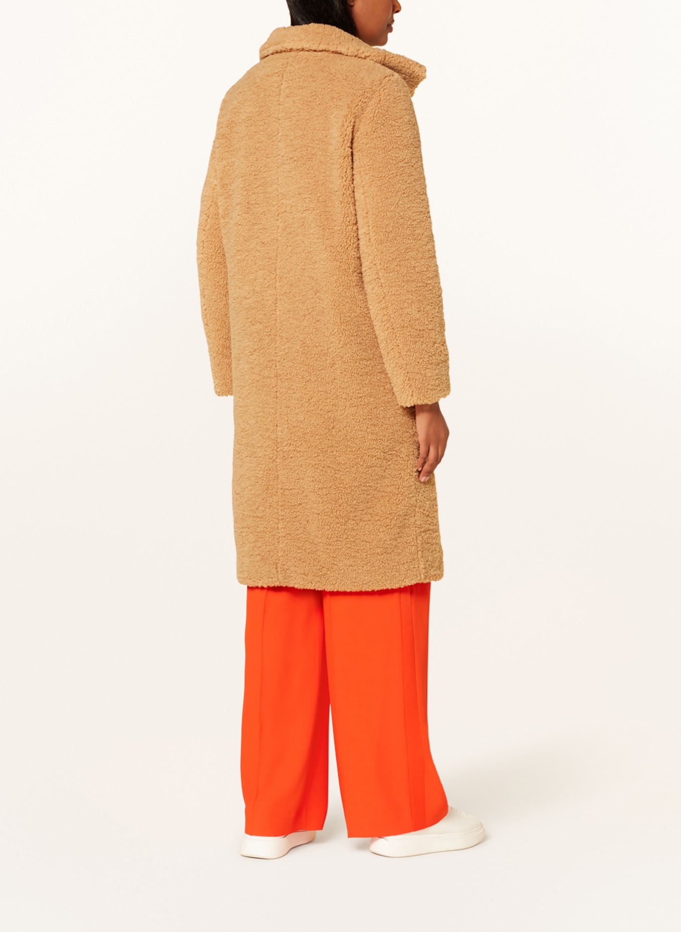 BOSS Faux fur coat CETEDIA, Color: BEIGE (Image 3)