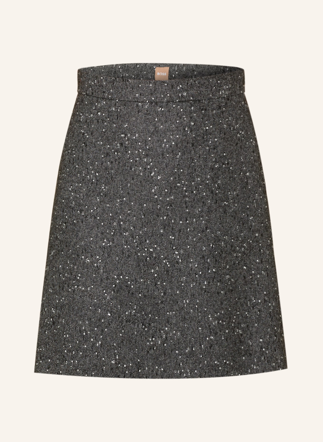 BOSS Skirt VOCANA, Color: BLACK/ WHITE (Image 1)