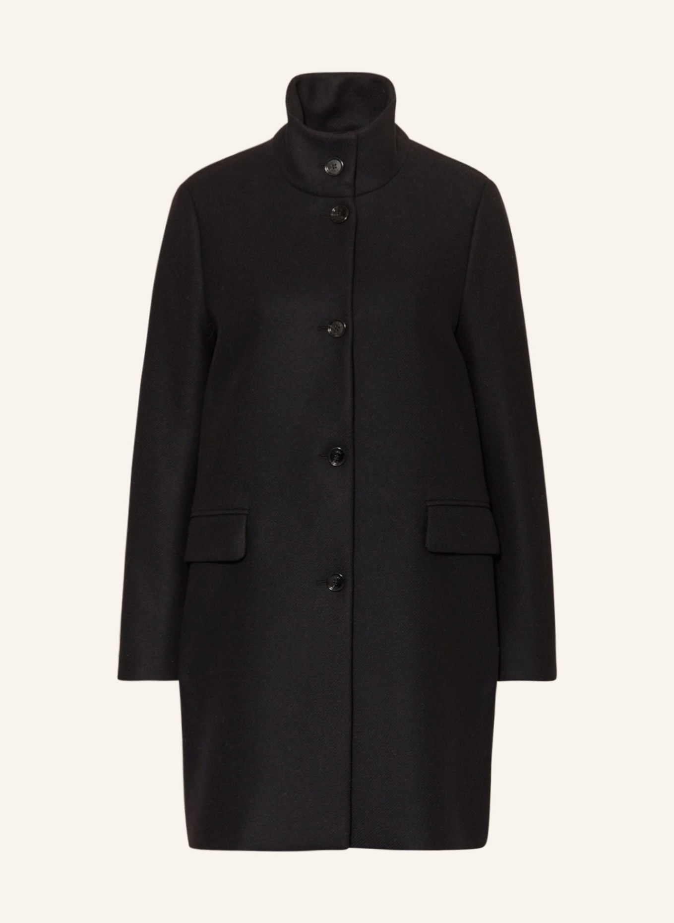 BOSS Wool coat COSHINA, Color: BLACK (Image 1)