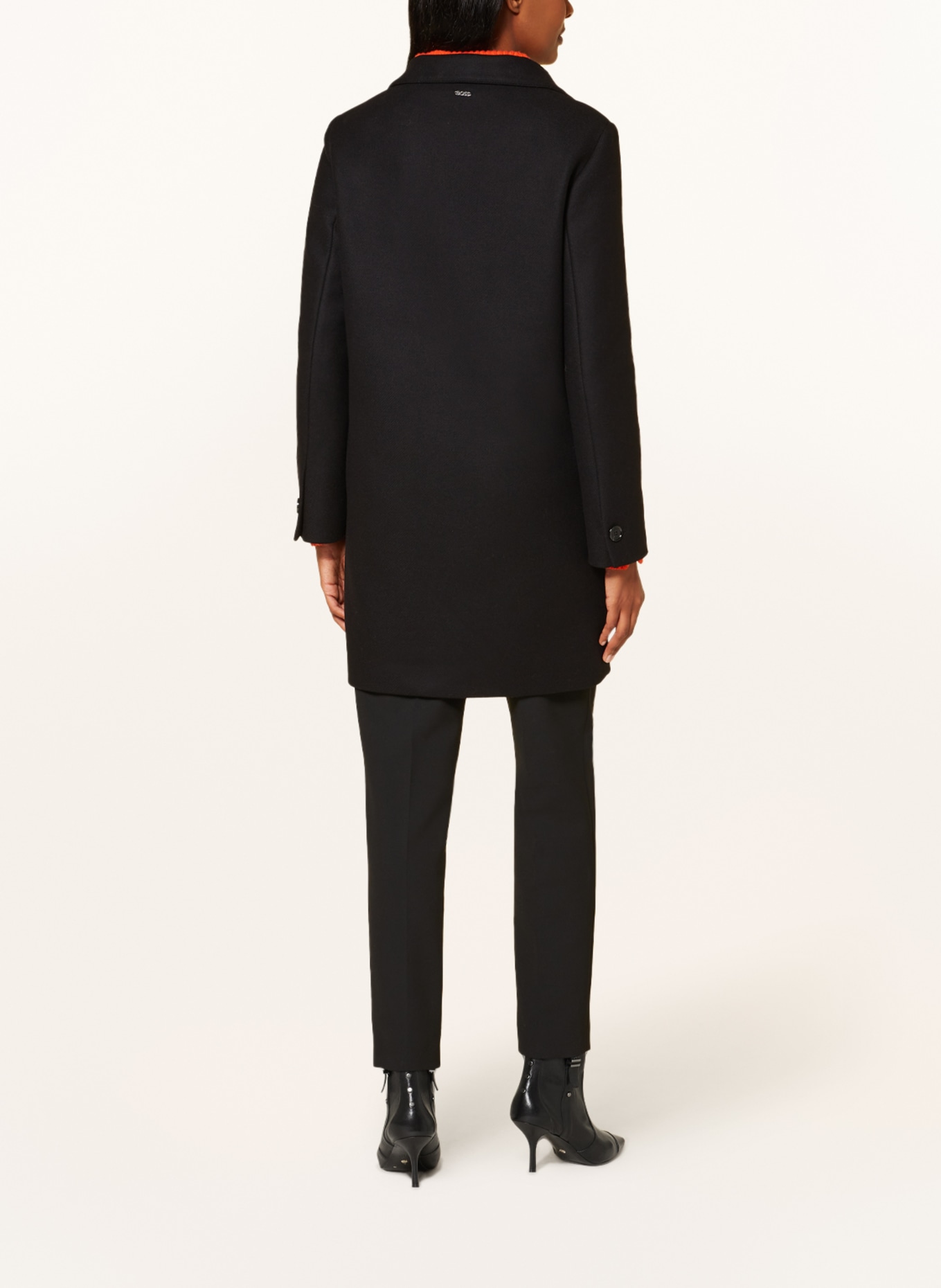 BOSS Wool coat COSHINA, Color: BLACK (Image 3)