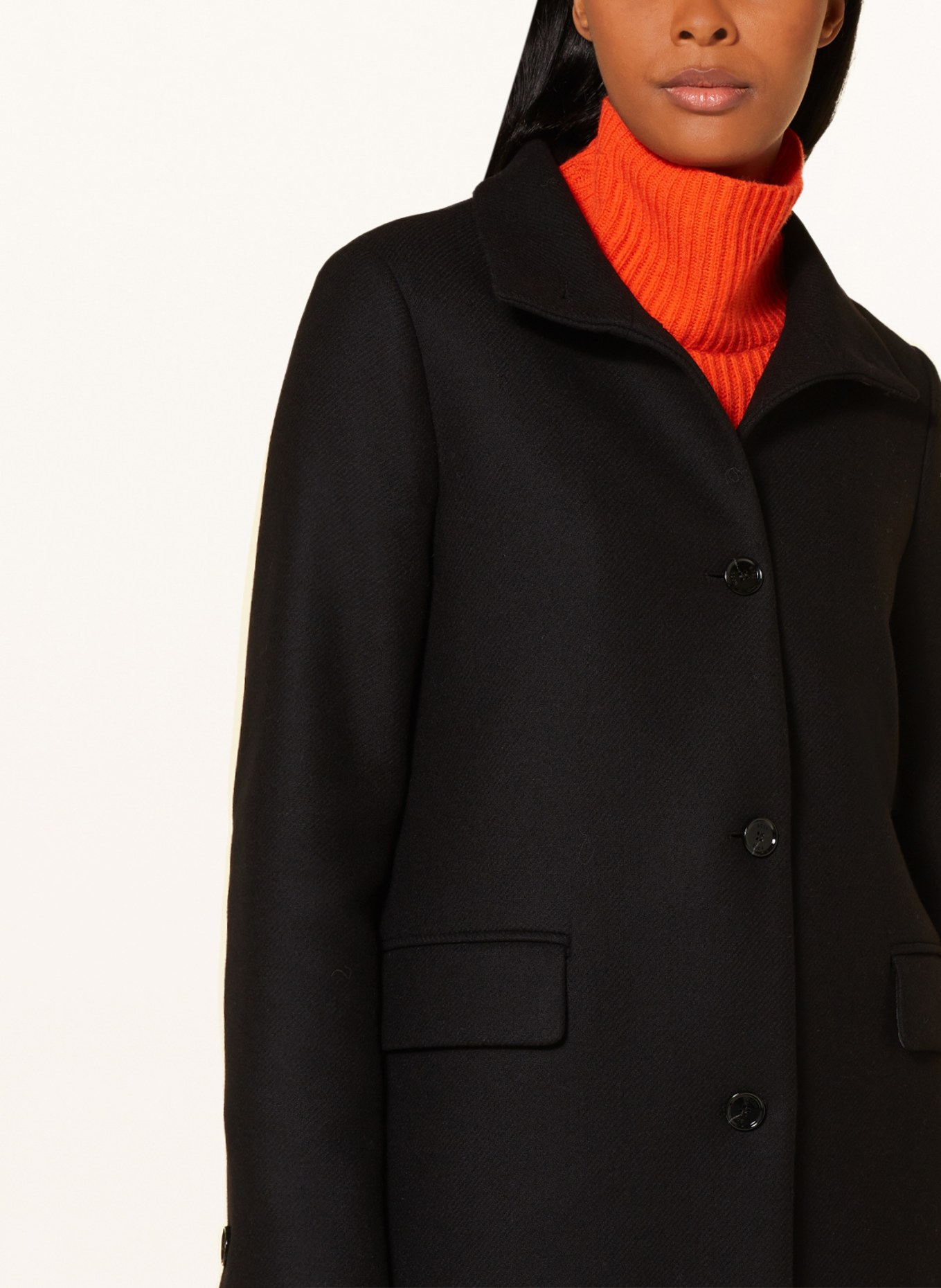 BOSS Wool coat COSHINA, Color: BLACK (Image 4)