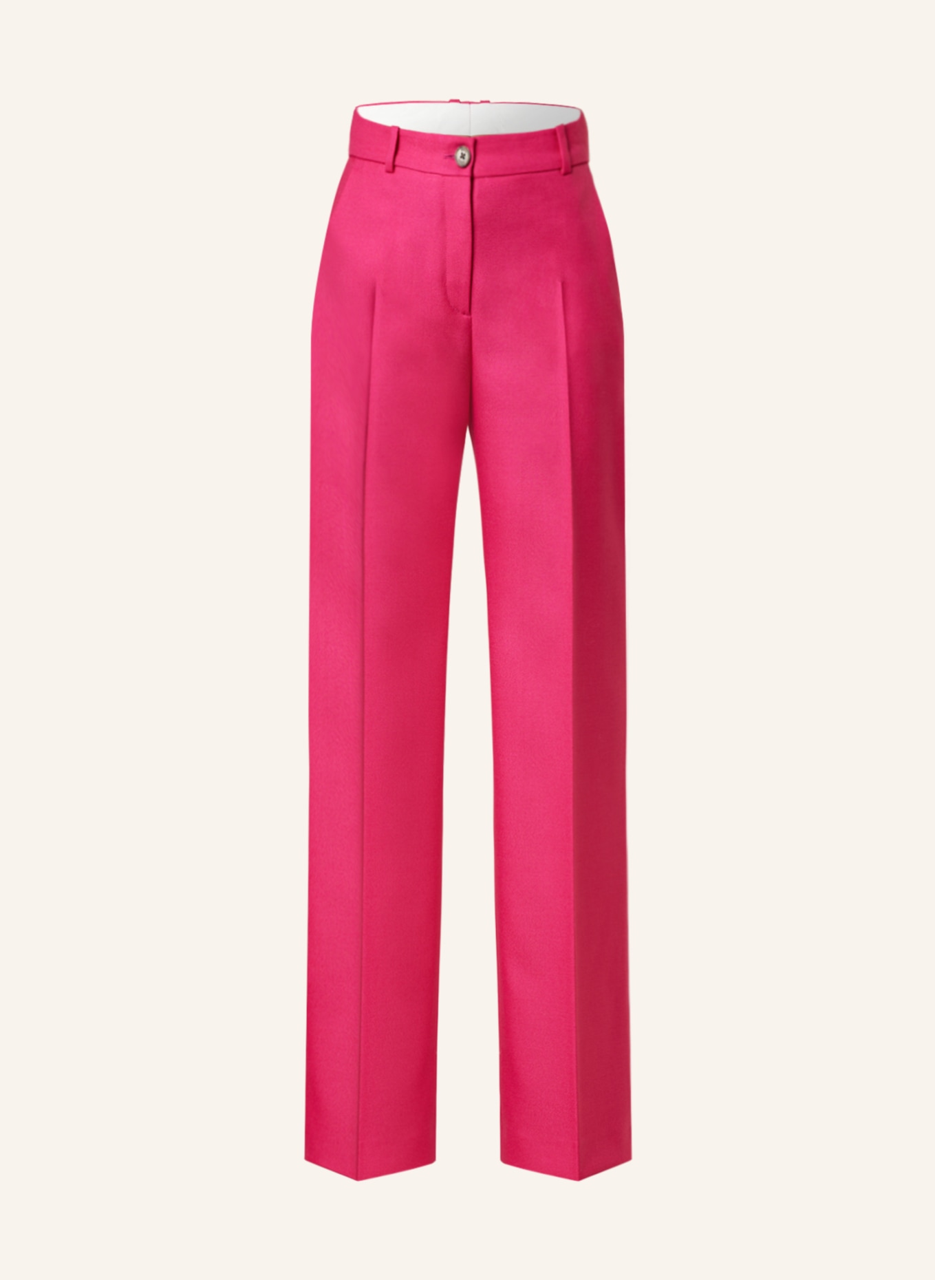 BOSS Wide leg trousers TIREKA, Color: PINK (Image 1)