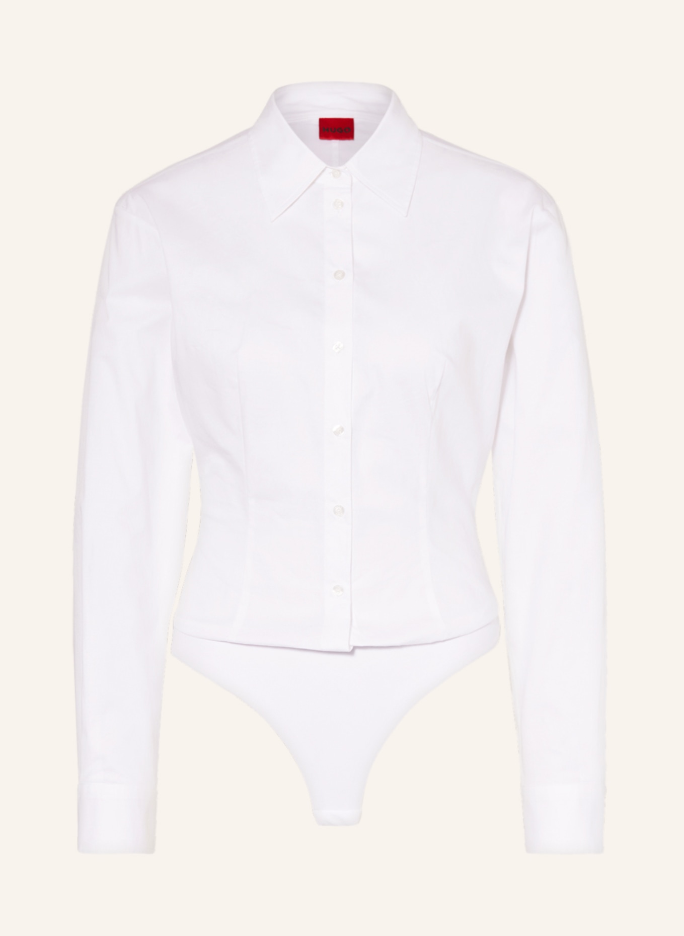 HUGO Shirt blouse body EMELLIA, Color: WHITE (Image 1)