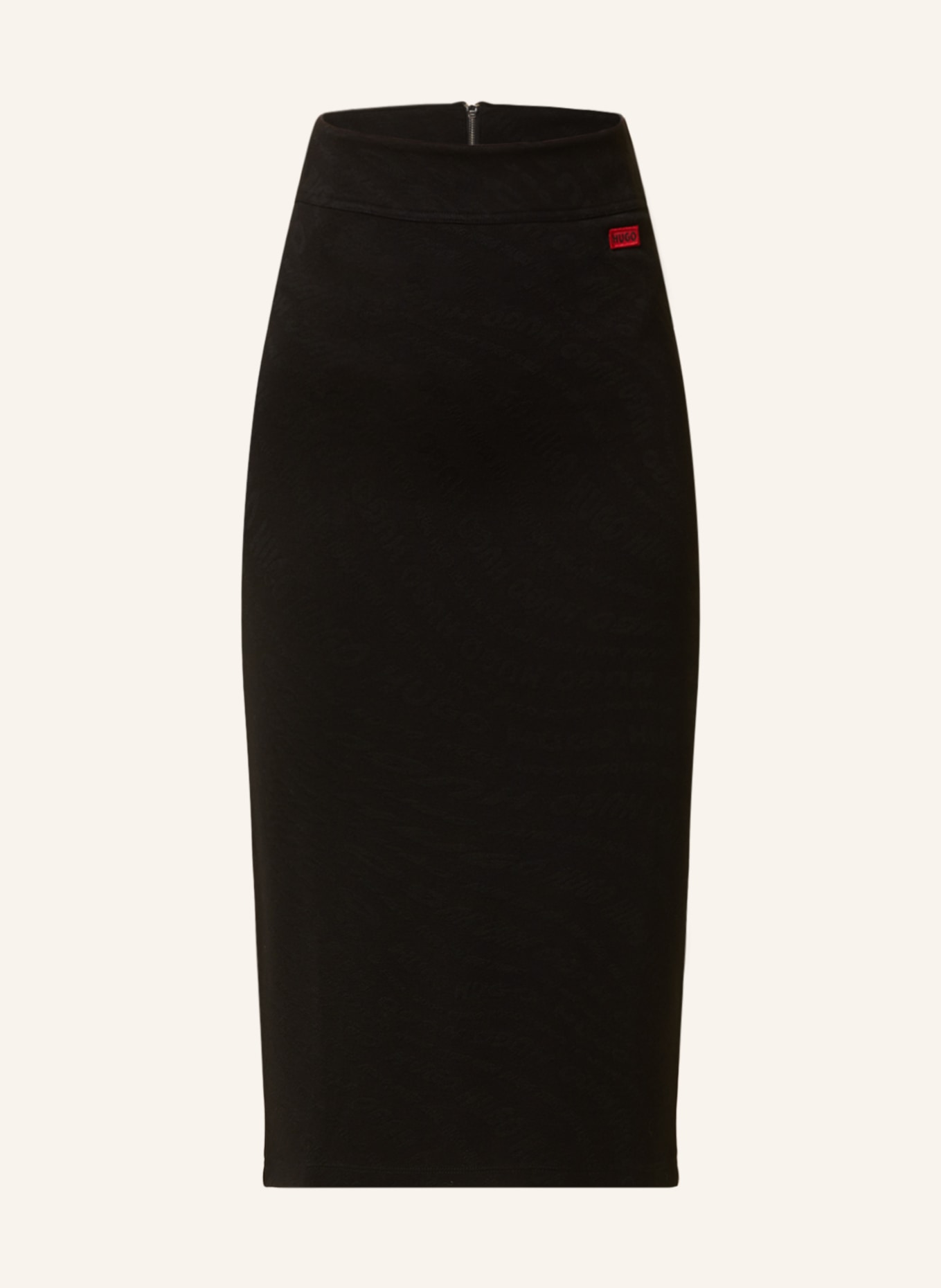 HUGO Jersey skirt NOLYMPIA, Color: BLACK (Image 1)