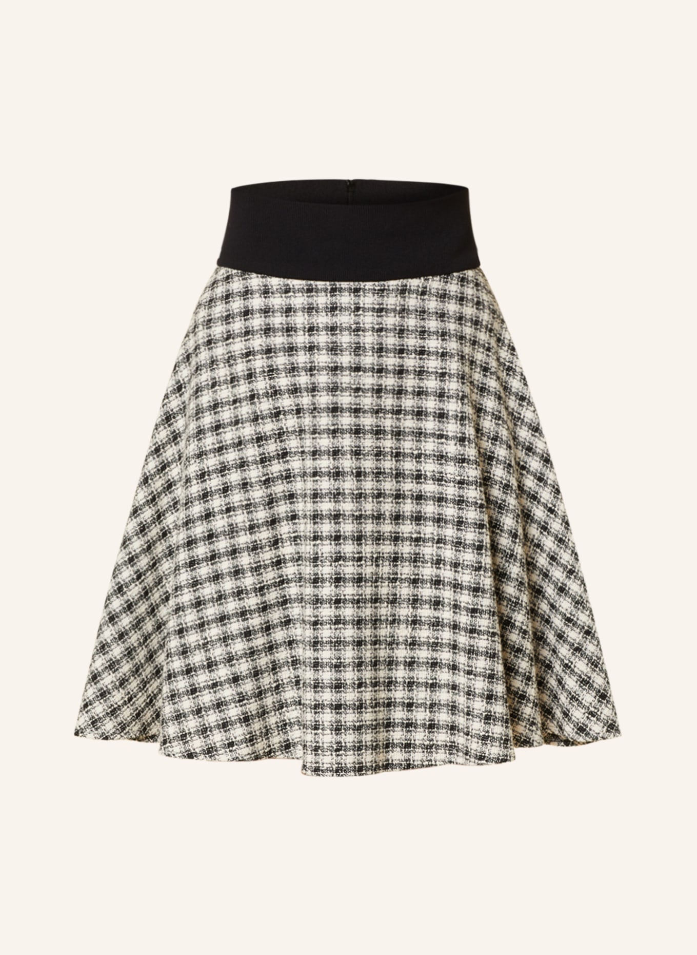 HUGO Tweed skirt ROMESI, Color: BLACK/ WHITE (Image 1)