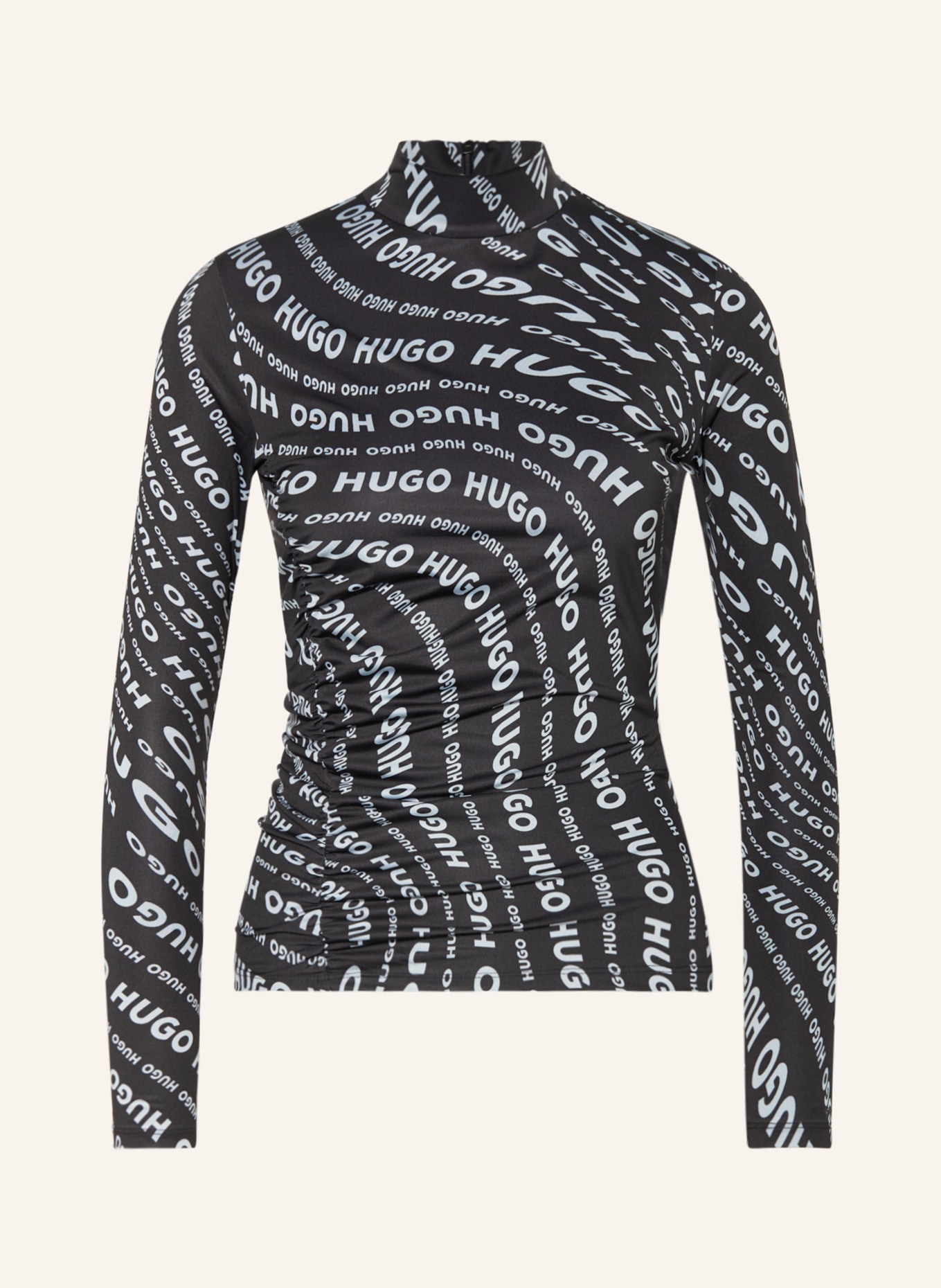 HUGO Koszulka z długim rękawem DACHORA, Kolor: CZARNY (Obrazek 1)