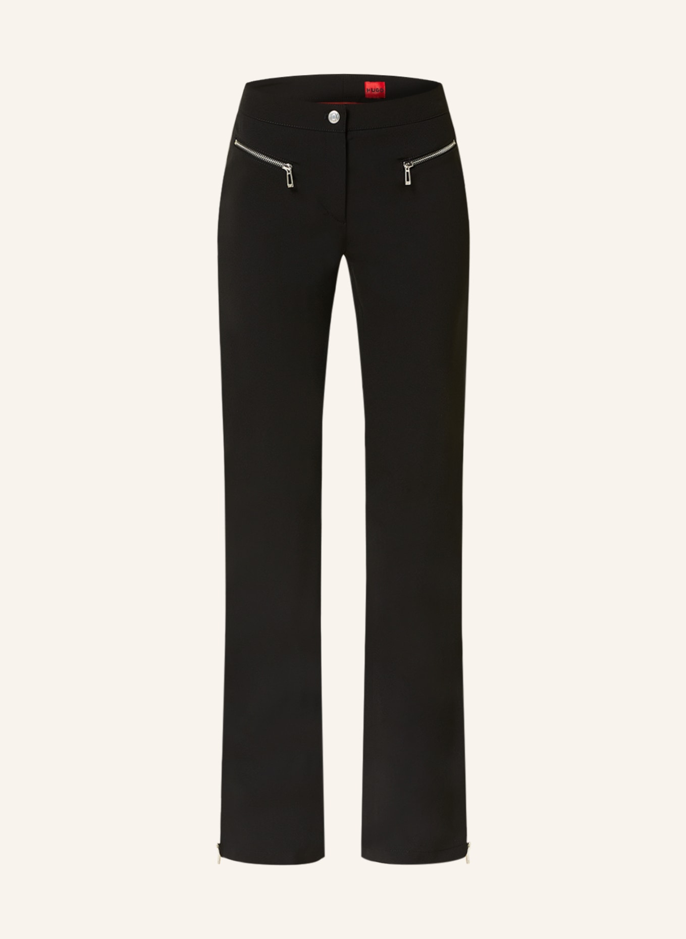 HUGO Trousers HAURALI, Color: BLACK (Image 1)
