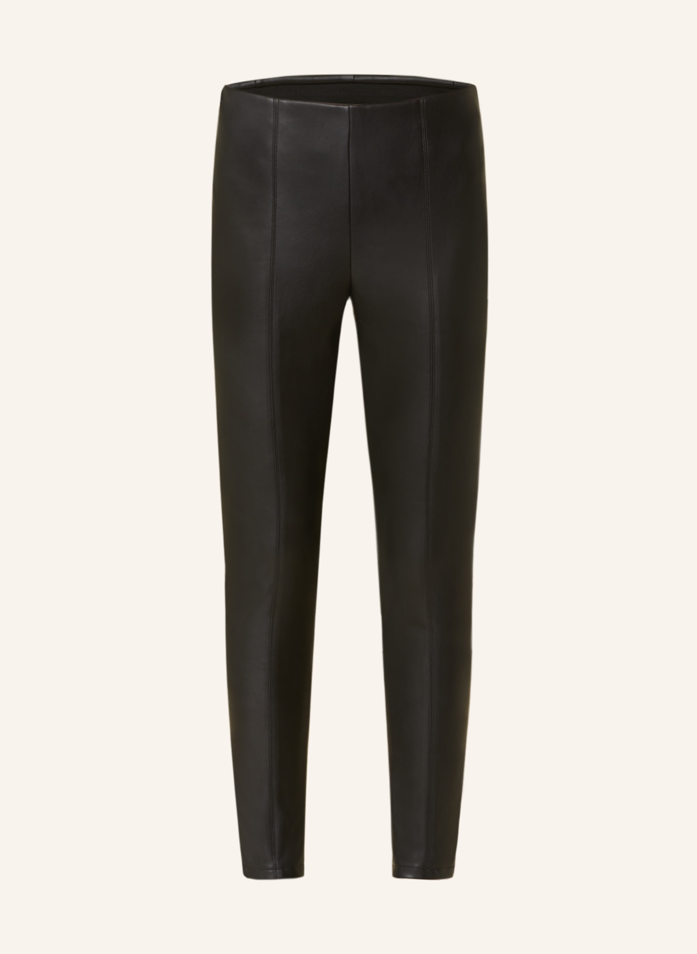 MORE & MORE Leggings in leather look, Color: BLACK (Image 1)