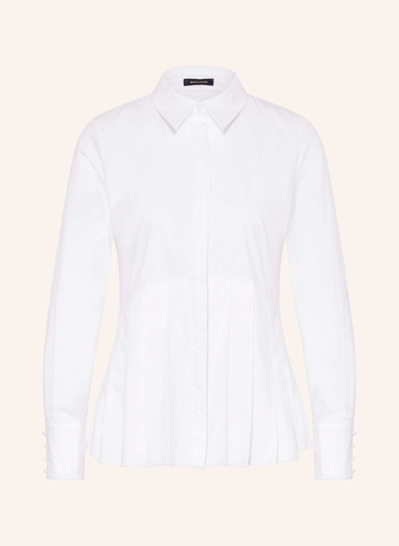 MORE & MORE Shirt blouse, Color: WHITE (Image 1)