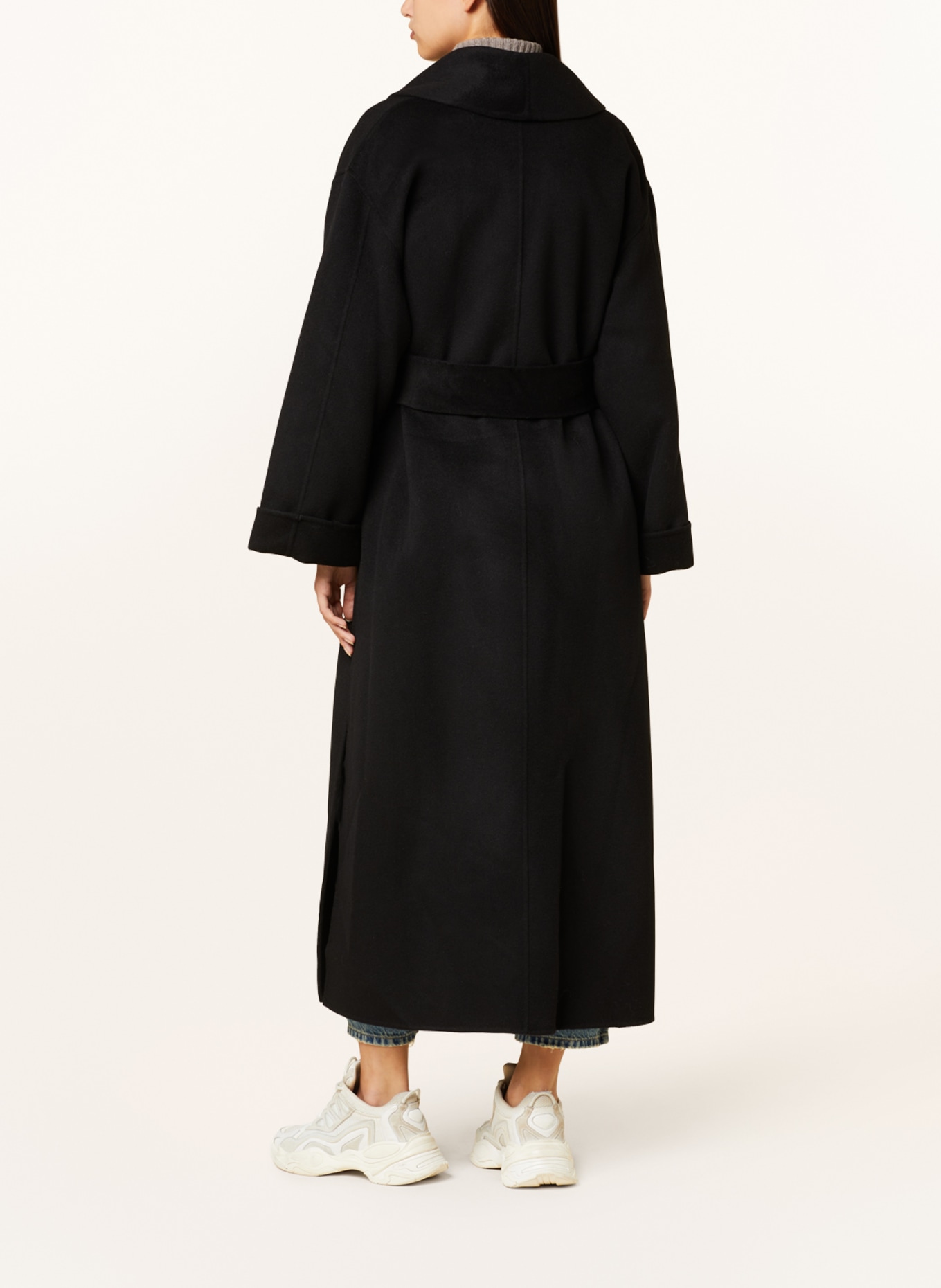 BY MALENE BIRGER Wool coat TRULLEM, Color: BLACK (Image 3)