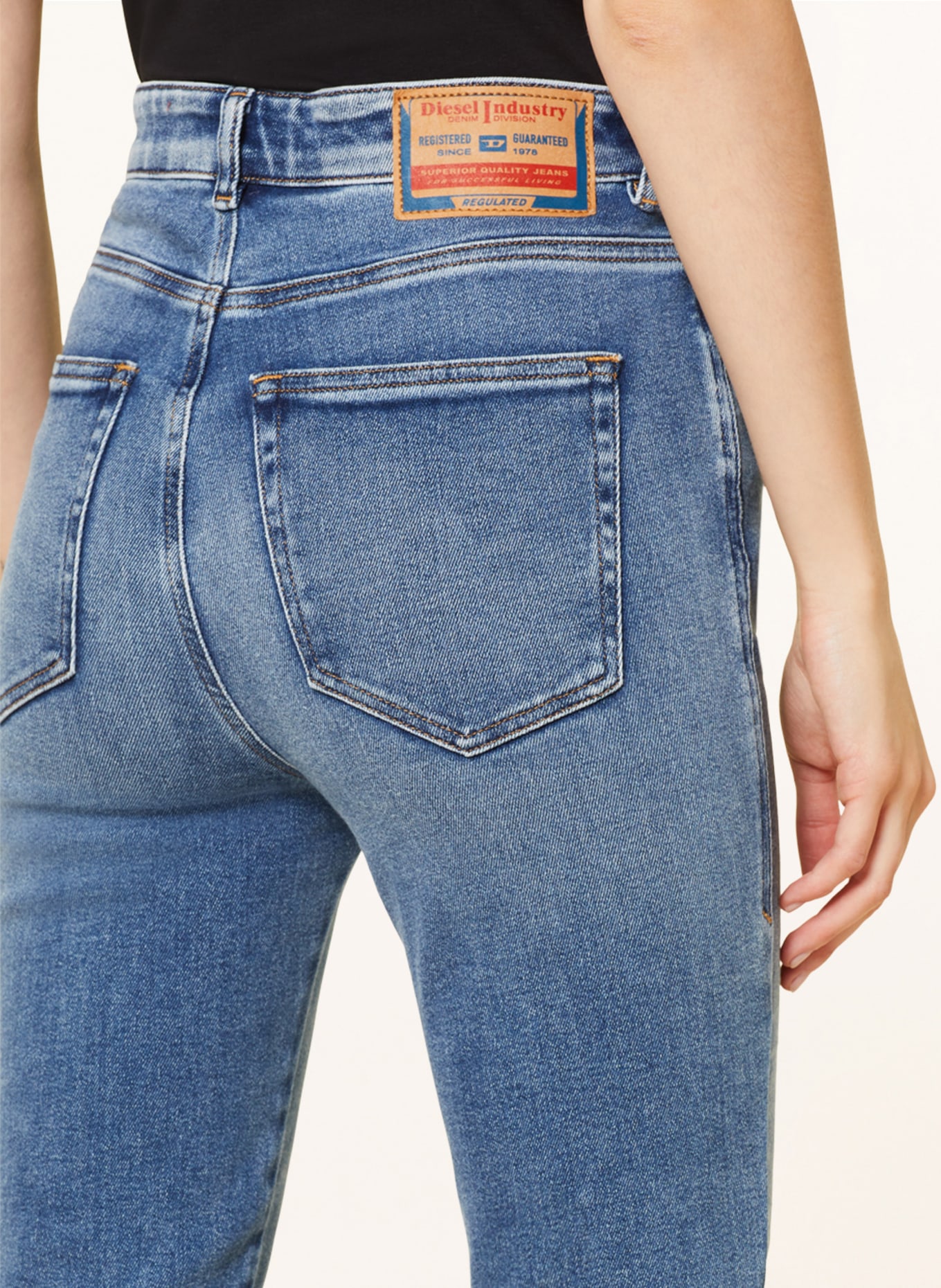 DIESEL Skinny jeans 1984 SLANDY, Color: 01 DENIM (Image 5)