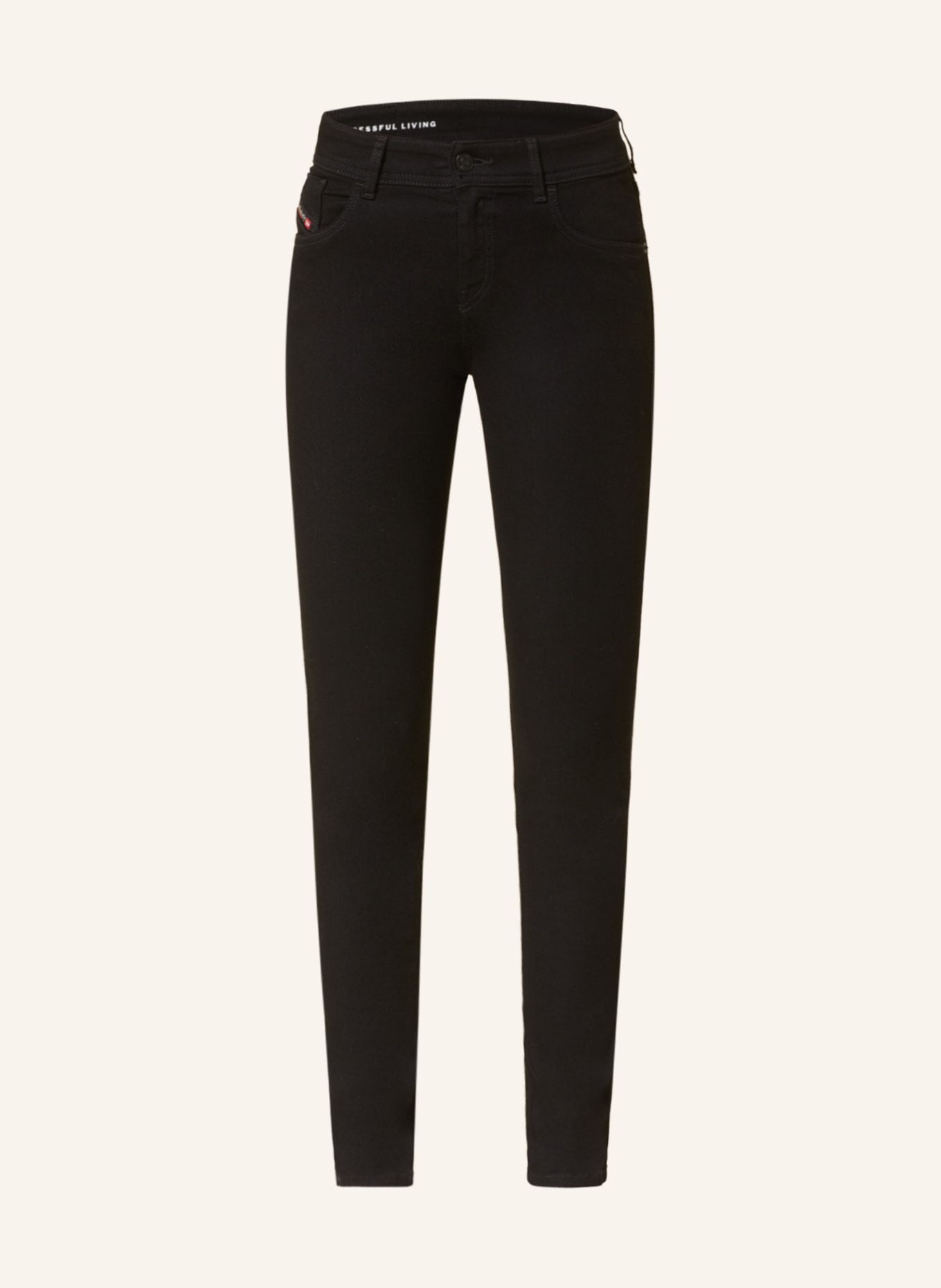 DIESEL Skinny jeans 2017 SLANDY, Color: BLACK (Image 1)