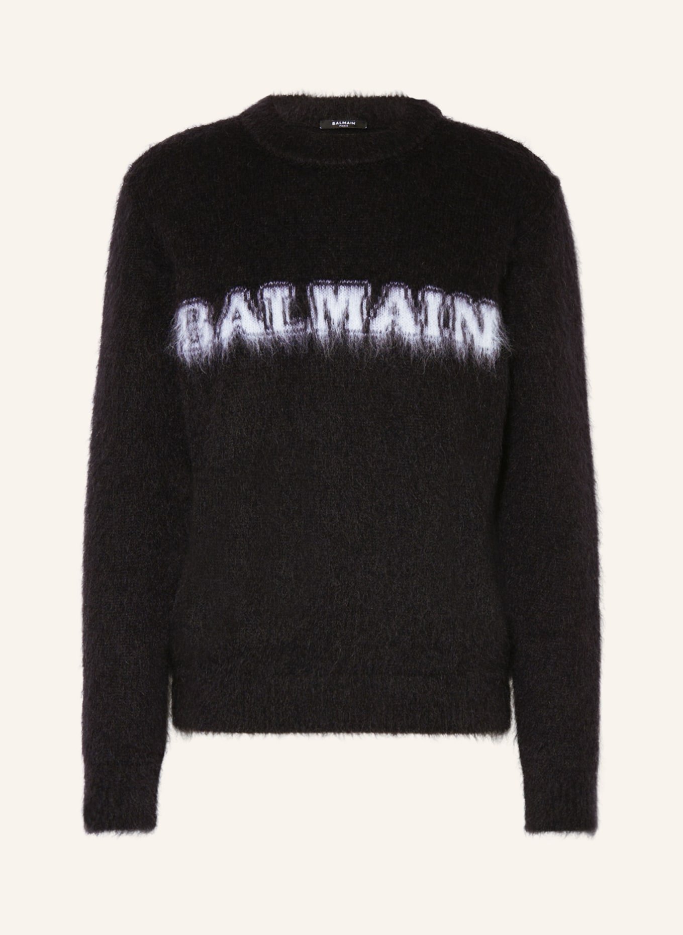 BALMAIN Sweater, Color: BLACK/ WHITE (Image 1)