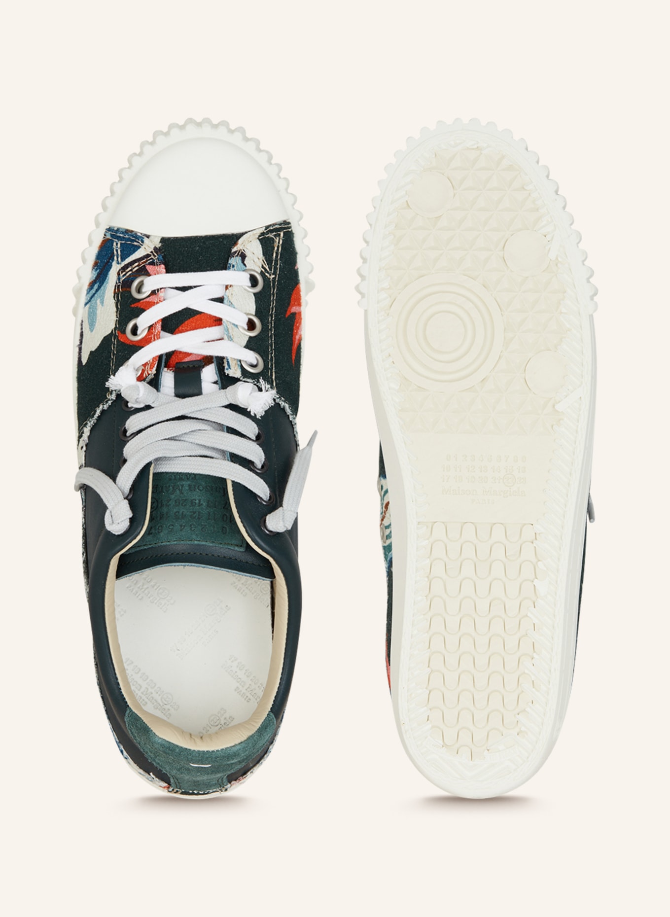 Maison Margiela Sneakers, Color: TEAL/ PINK/ WHITE (Image 5)