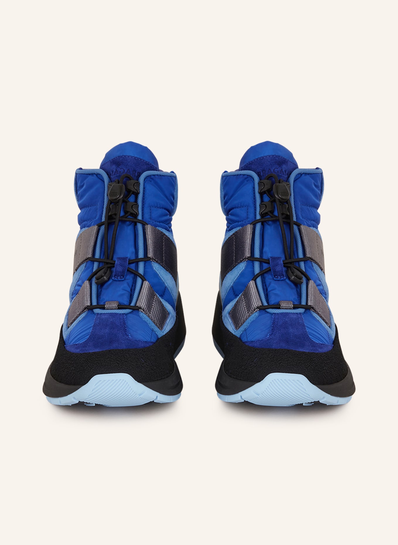 FERRAGAMO High-top sneakers LEONIDA, Color: BLACK/ BLUE/ LIGHT BLUE (Image 3)