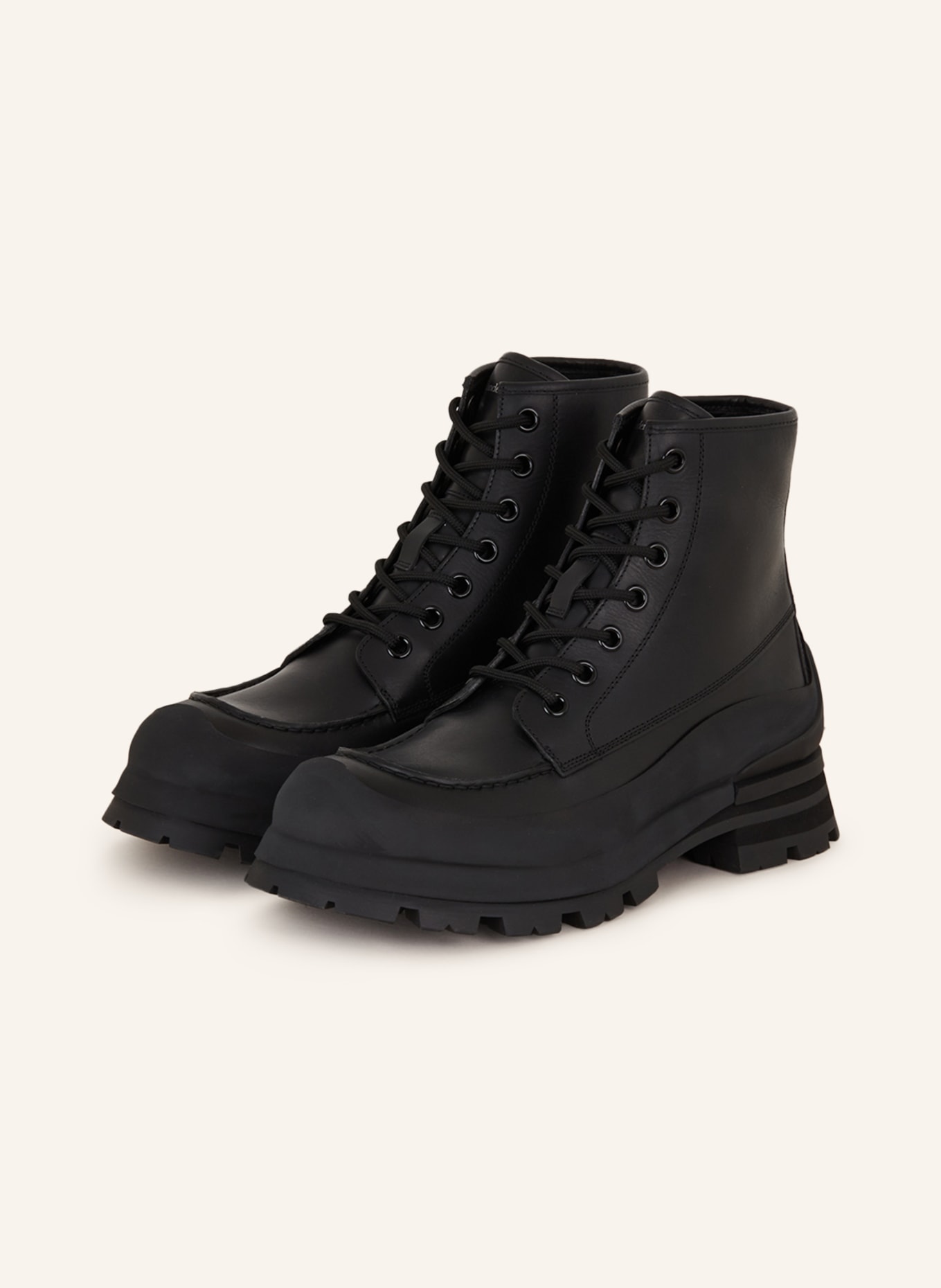 Alexander McQUEEN Lace-up boots, Color: BLACK (Image 1)