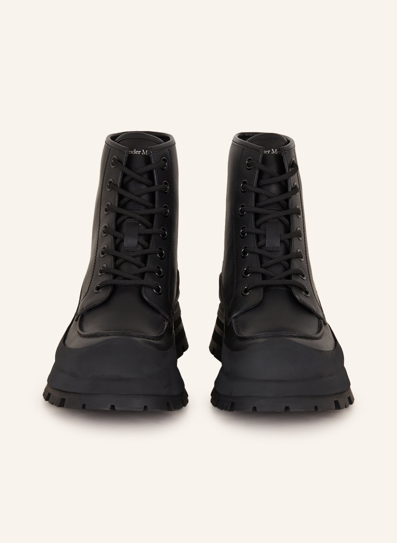 Alexander McQUEEN Lace-up boots, Color: BLACK (Image 3)