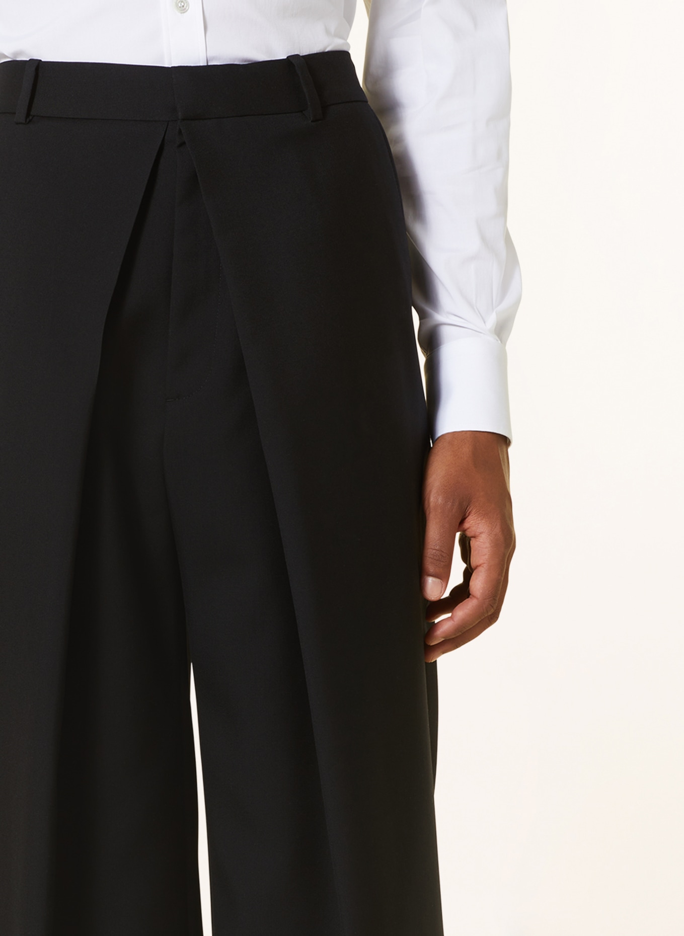 Alexander McQUEEN Trousers loose fit, Color: BLACK (Image 5)