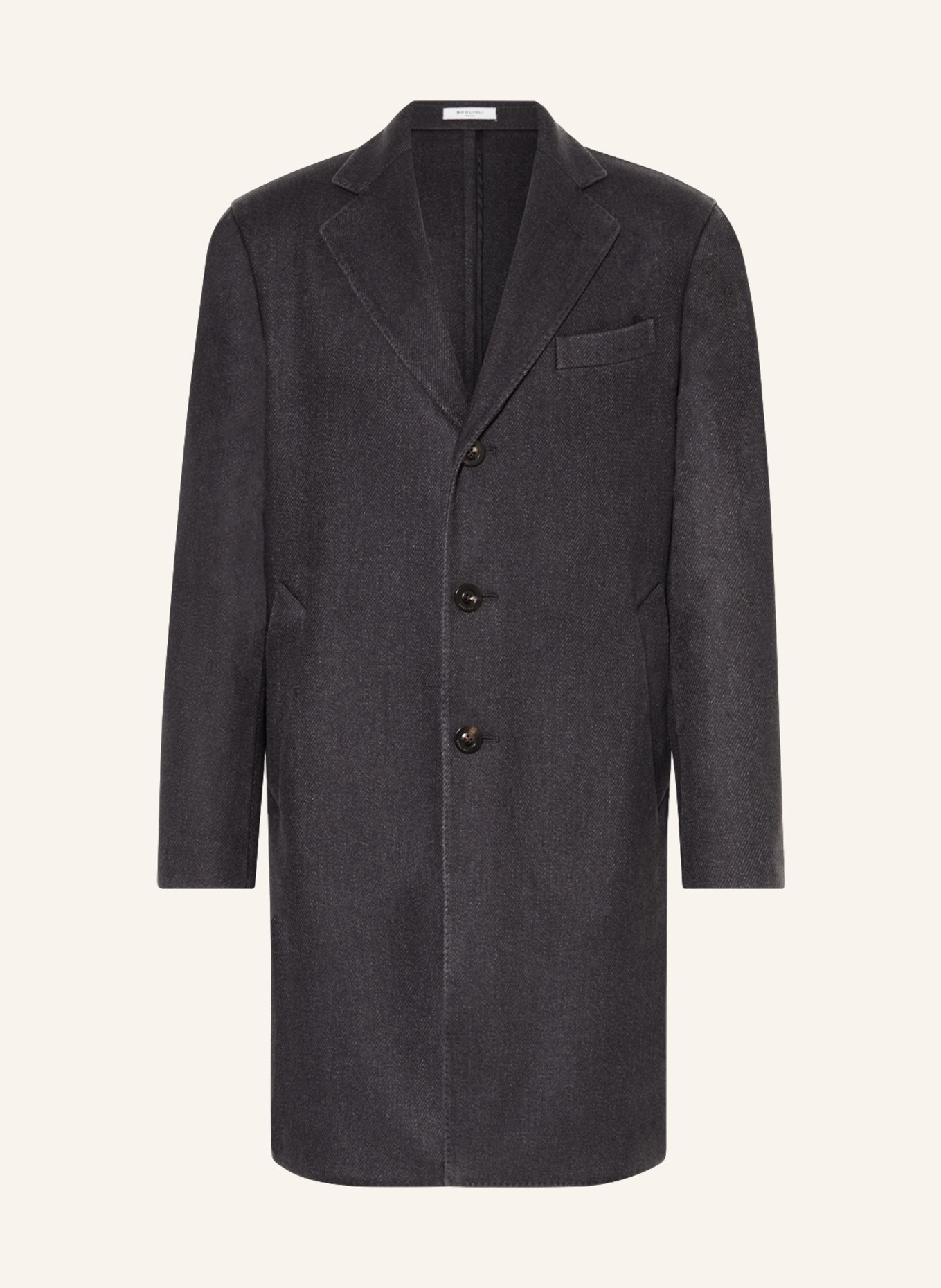 BOGLIOLI Wool coat, Color: DARK GRAY (Image 1)
