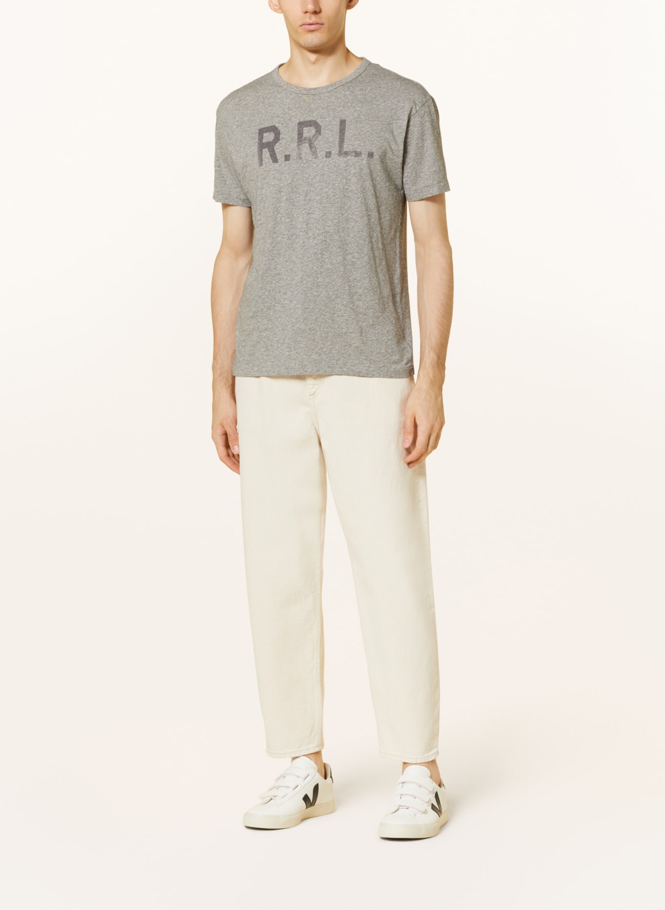 RRL T-shirt, Kolor: SZARY (Obrazek 2)