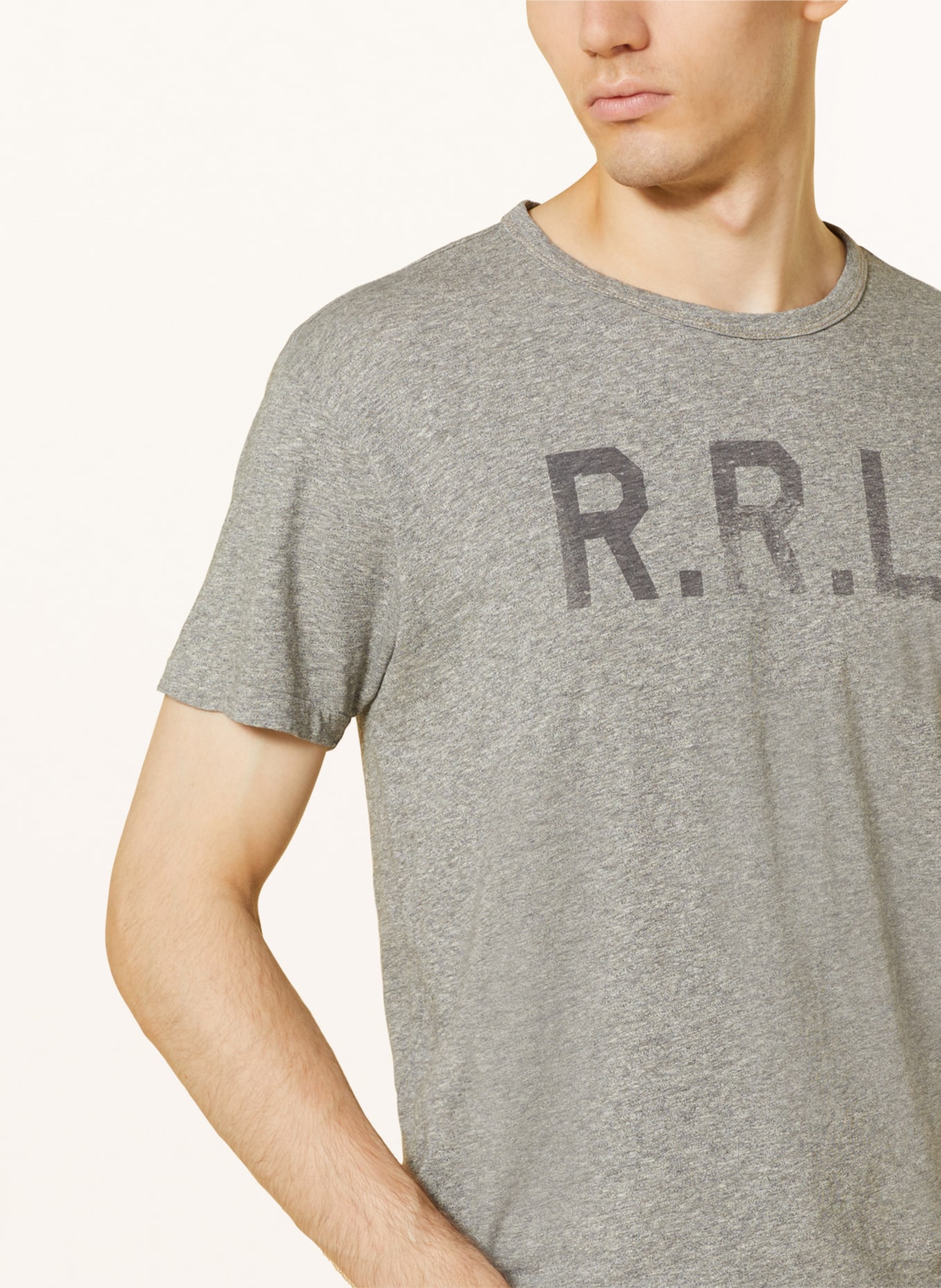 RRL T-shirt, Kolor: SZARY (Obrazek 4)