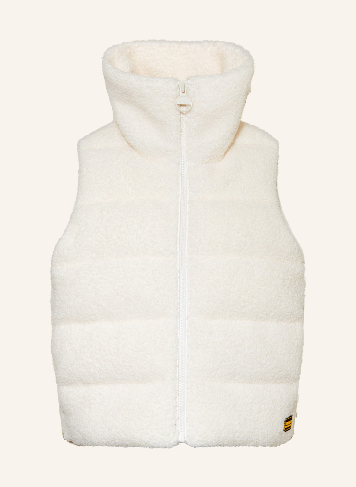 BARBOUR INTERNATIONAL Teddy vest MAGUIRE, Color: WHITE (Image 1)