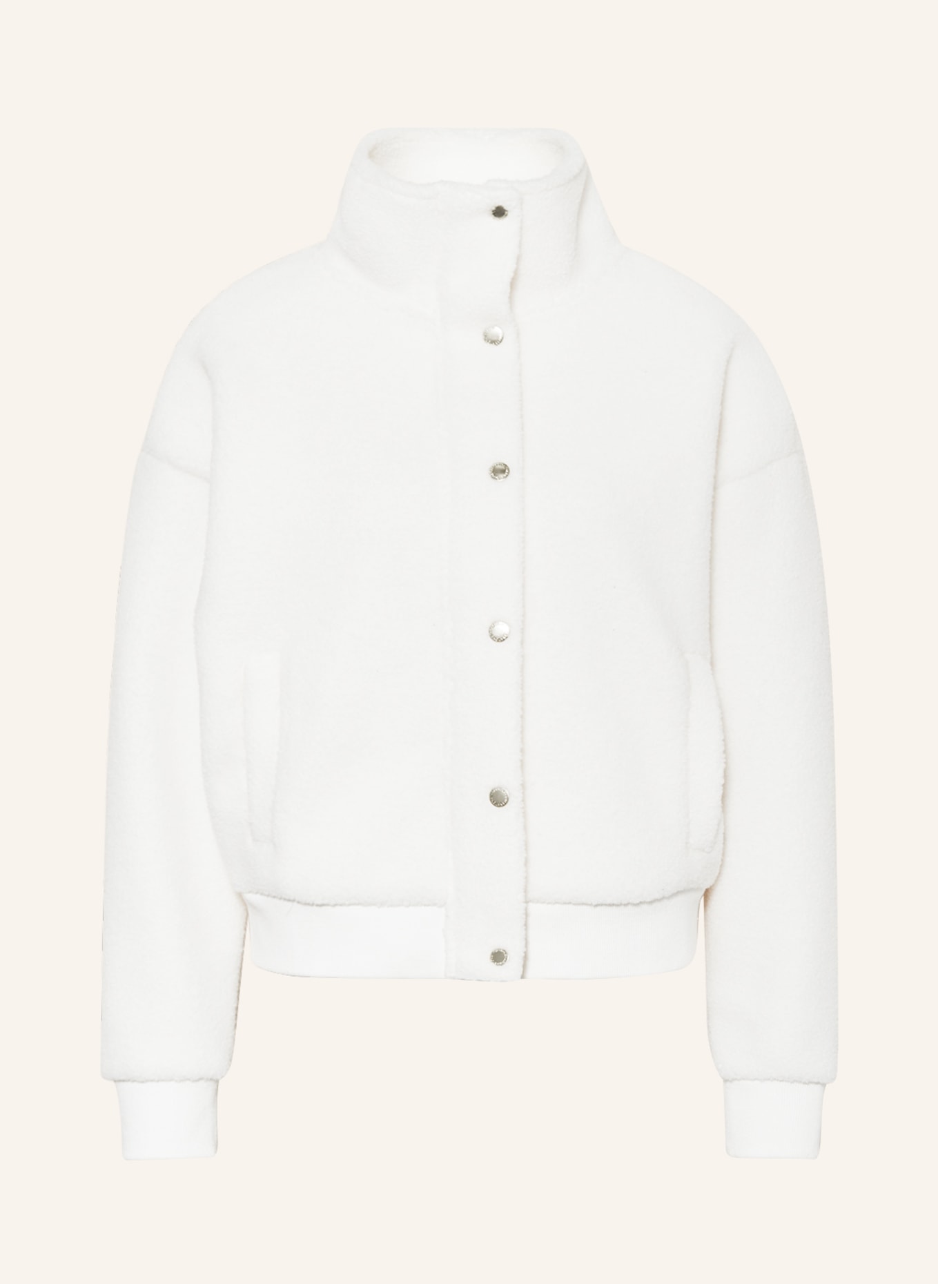 BARBOUR INTERNATIONAL Teddy jacket ALDRIN, Color: WHITE (Image 1)