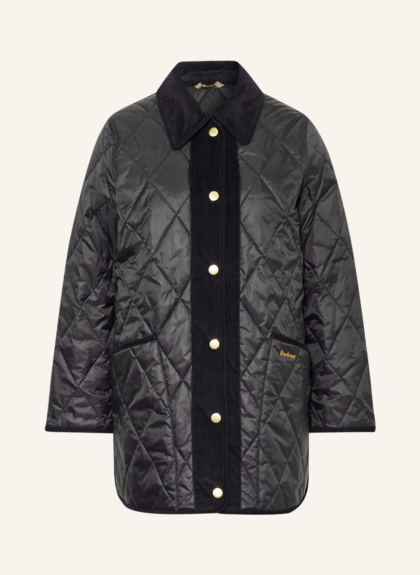 Barbour Quilted jacket HIGHCLIFFE, Color: BLACK (Image 1)