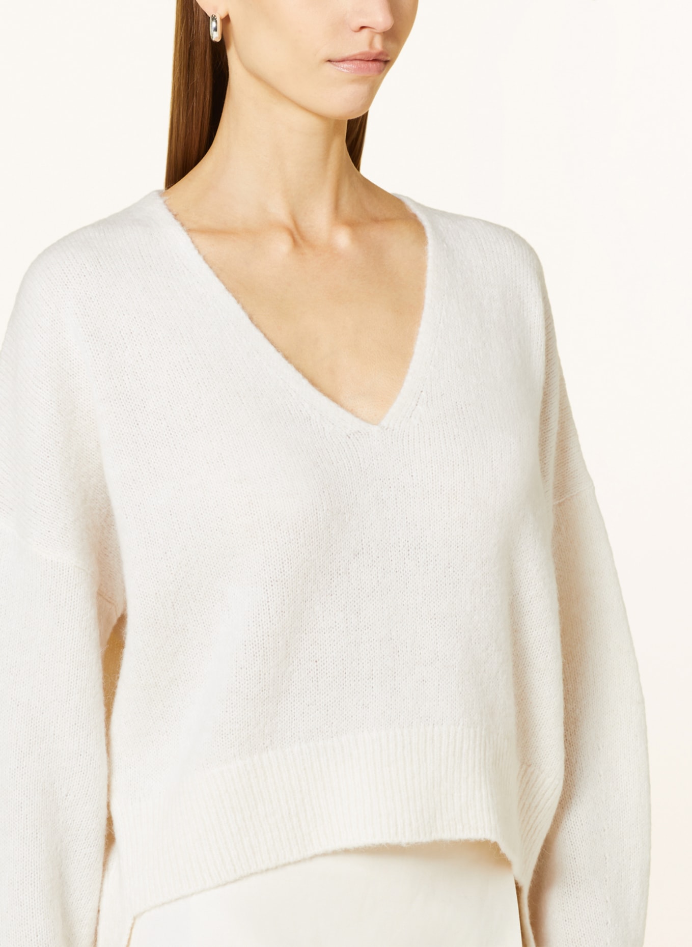 BOSS Oversized sweater FAKALU, Color: ECRU (Image 4)