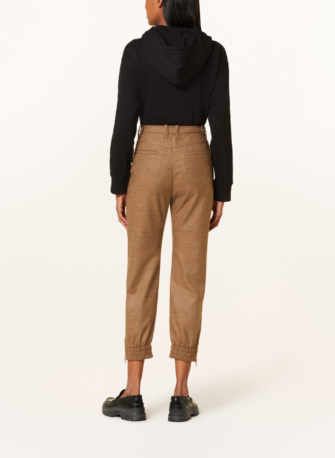 BOSS Trousers TAJULA in jogger style, Color: BROWN (Image 3)