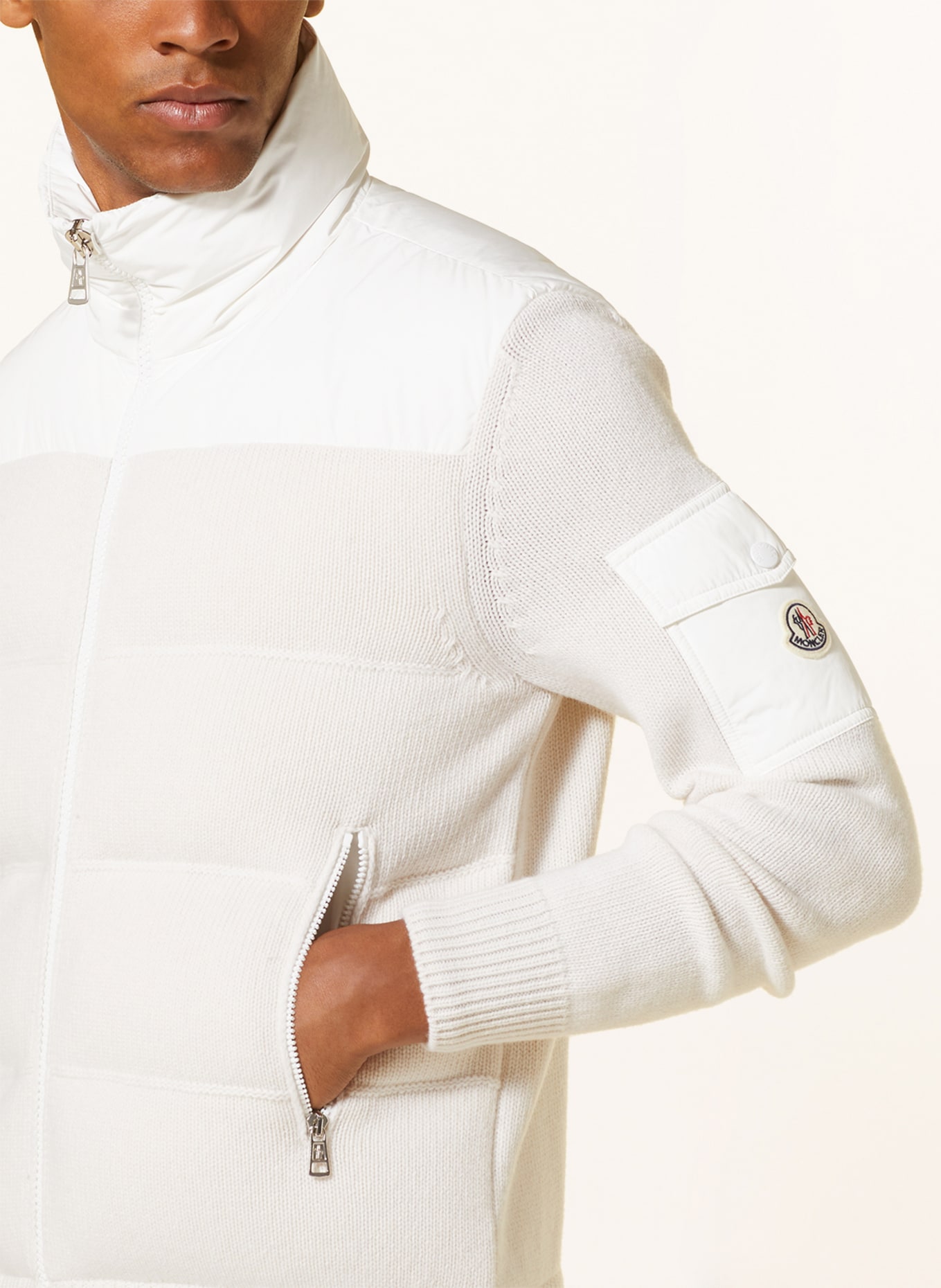 MONCLER Down jacket, Color: WHITE (Image 4)
