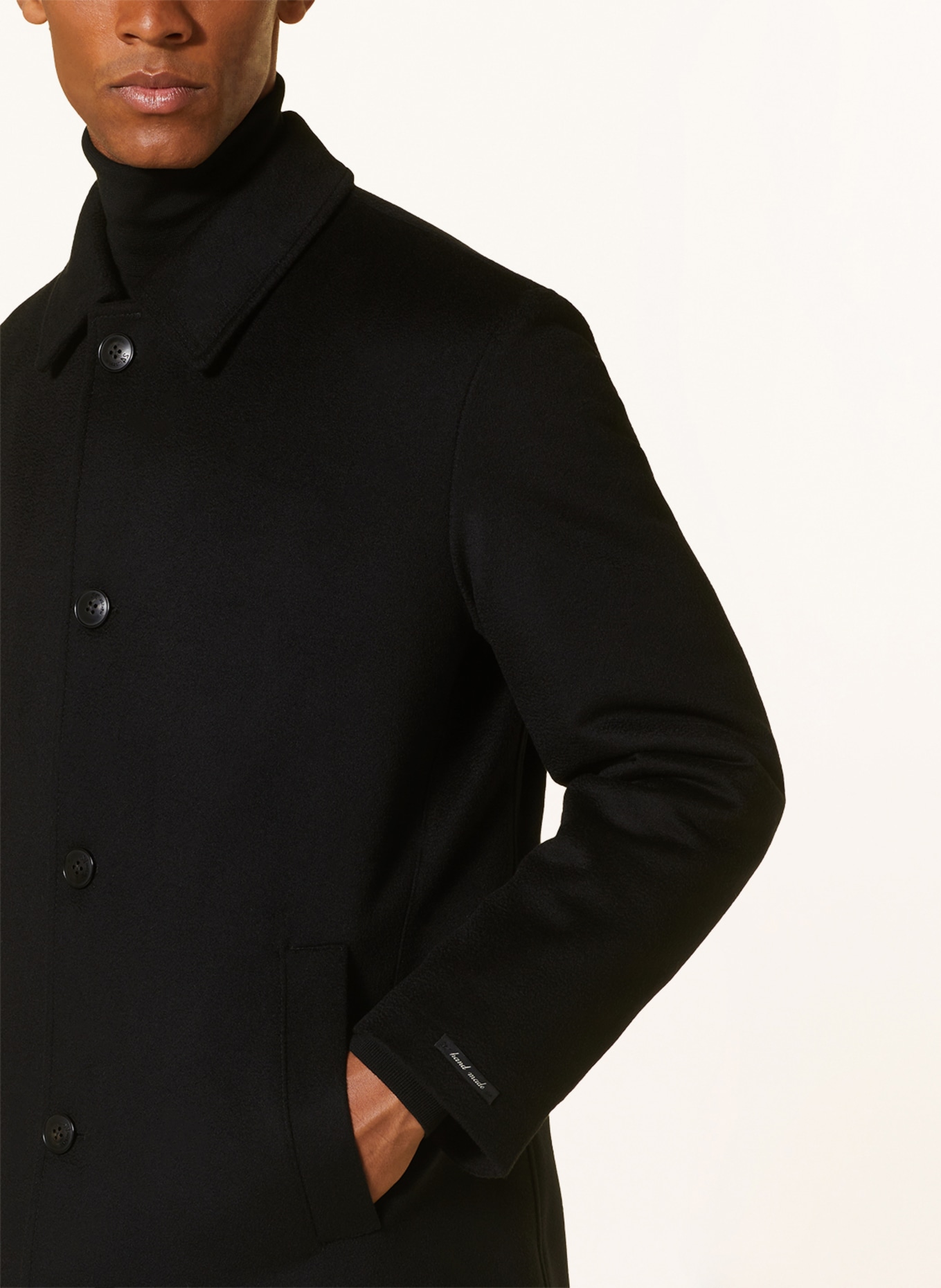 manzoni 24 Down coat, Color: BLACK (Image 4)