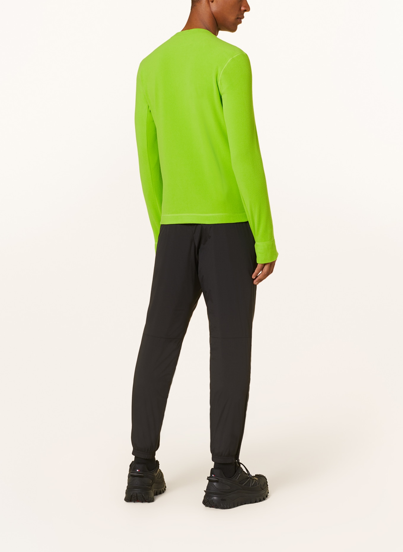MONCLER GRENOBLE Fleece sweater, Color: NEON GREEN (Image 3)