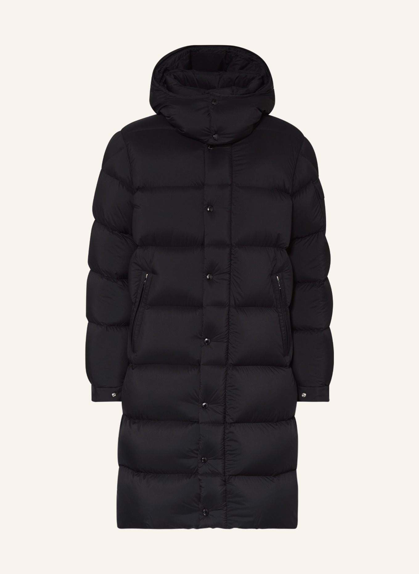 MONCLER Down coat HANOVERIAN with removable hood, Color: BLACK (Image 1)